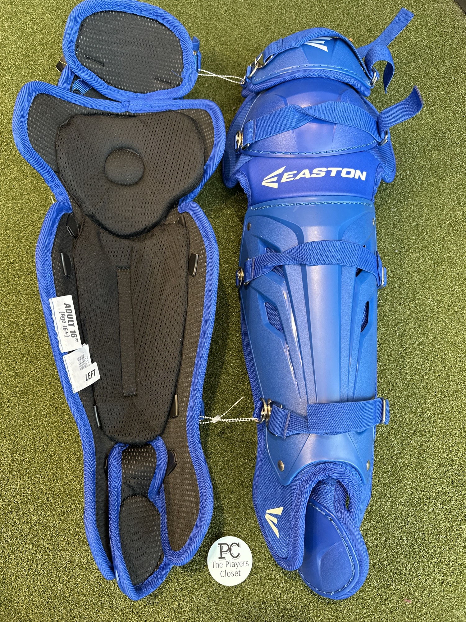 New Adult Easton Catcher's Leg Guards SidelineSwap