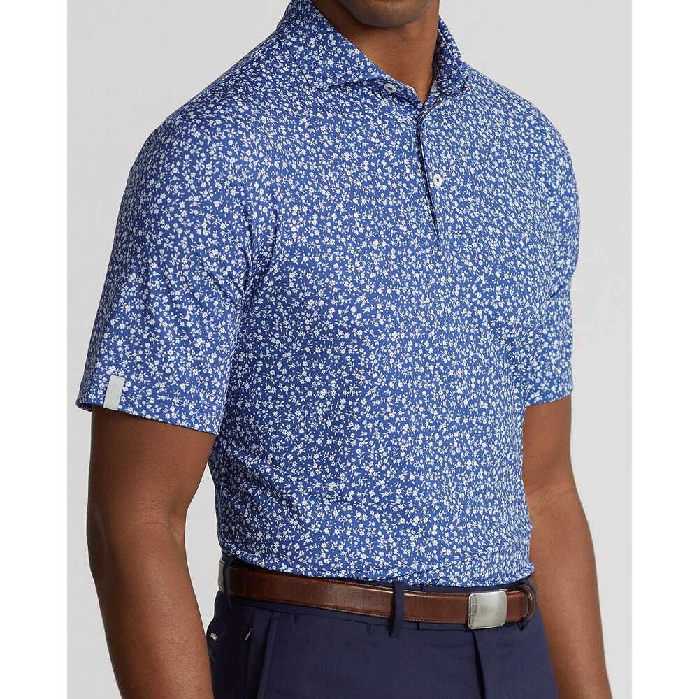 RLX Ralph Lauren Lightweight Airflow Polo Key West Floral SidelineSwap