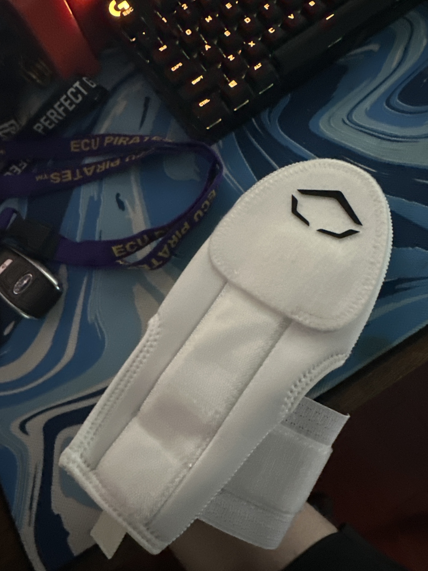 White New Senior EvoShield Wrist Guards Sliding mitt SidelineSwap