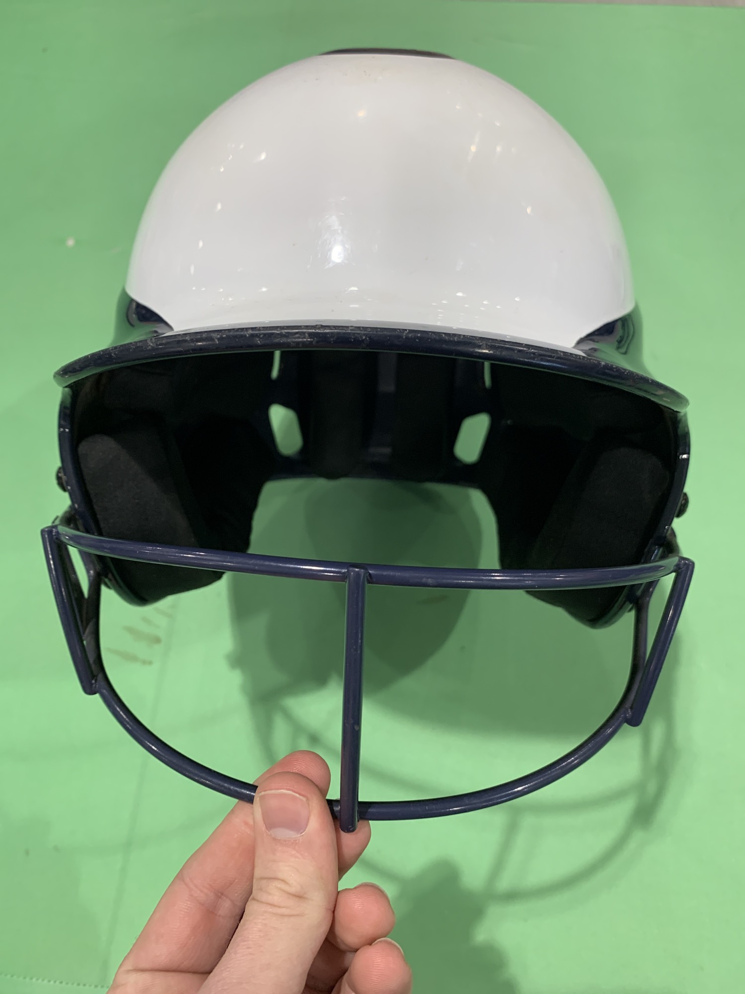 Used Rip It Batting Helmet with Cage (6 1/2 7 3/8) SidelineSwap