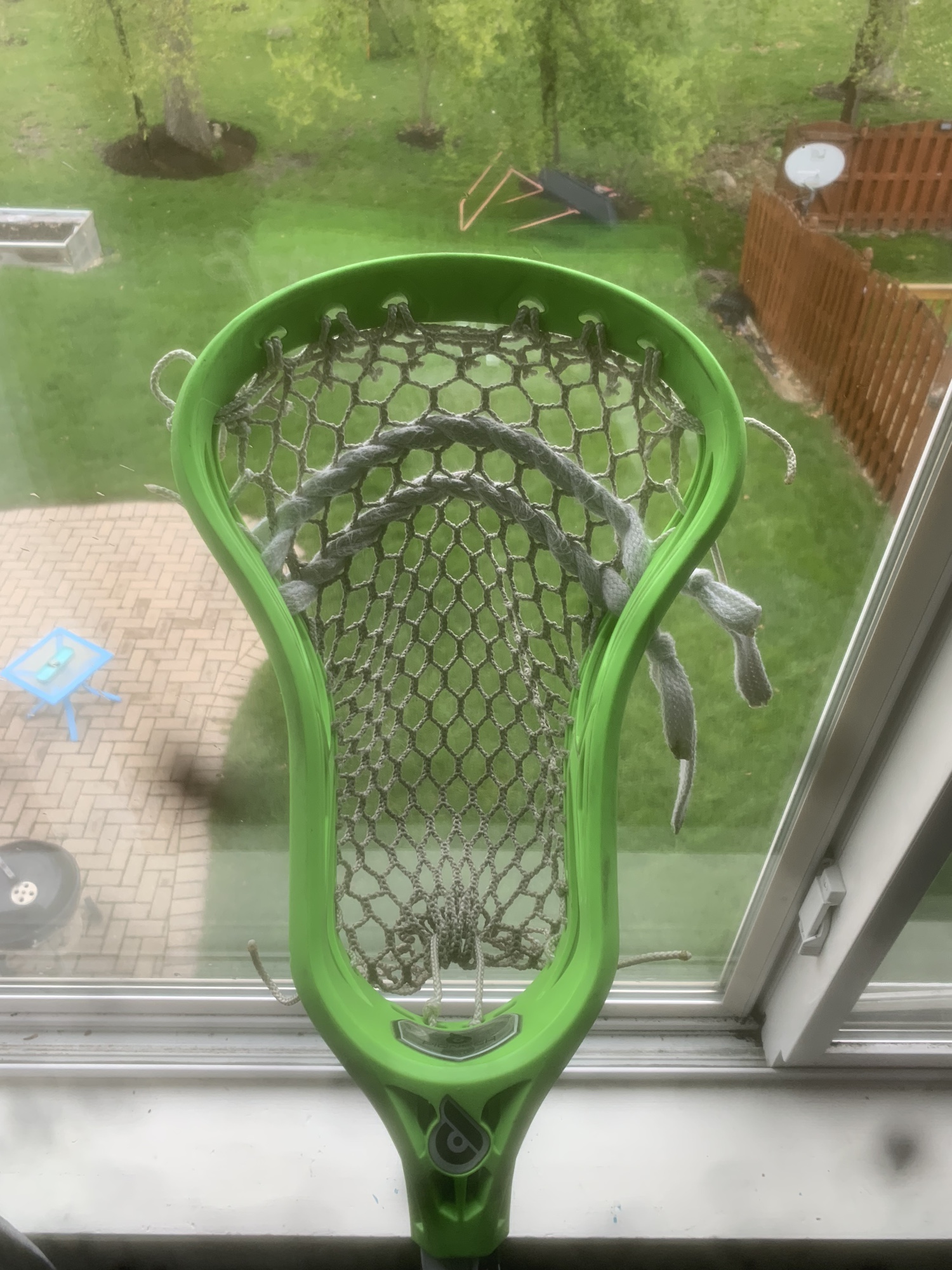 Custom strung lacrosse head SidelineSwap