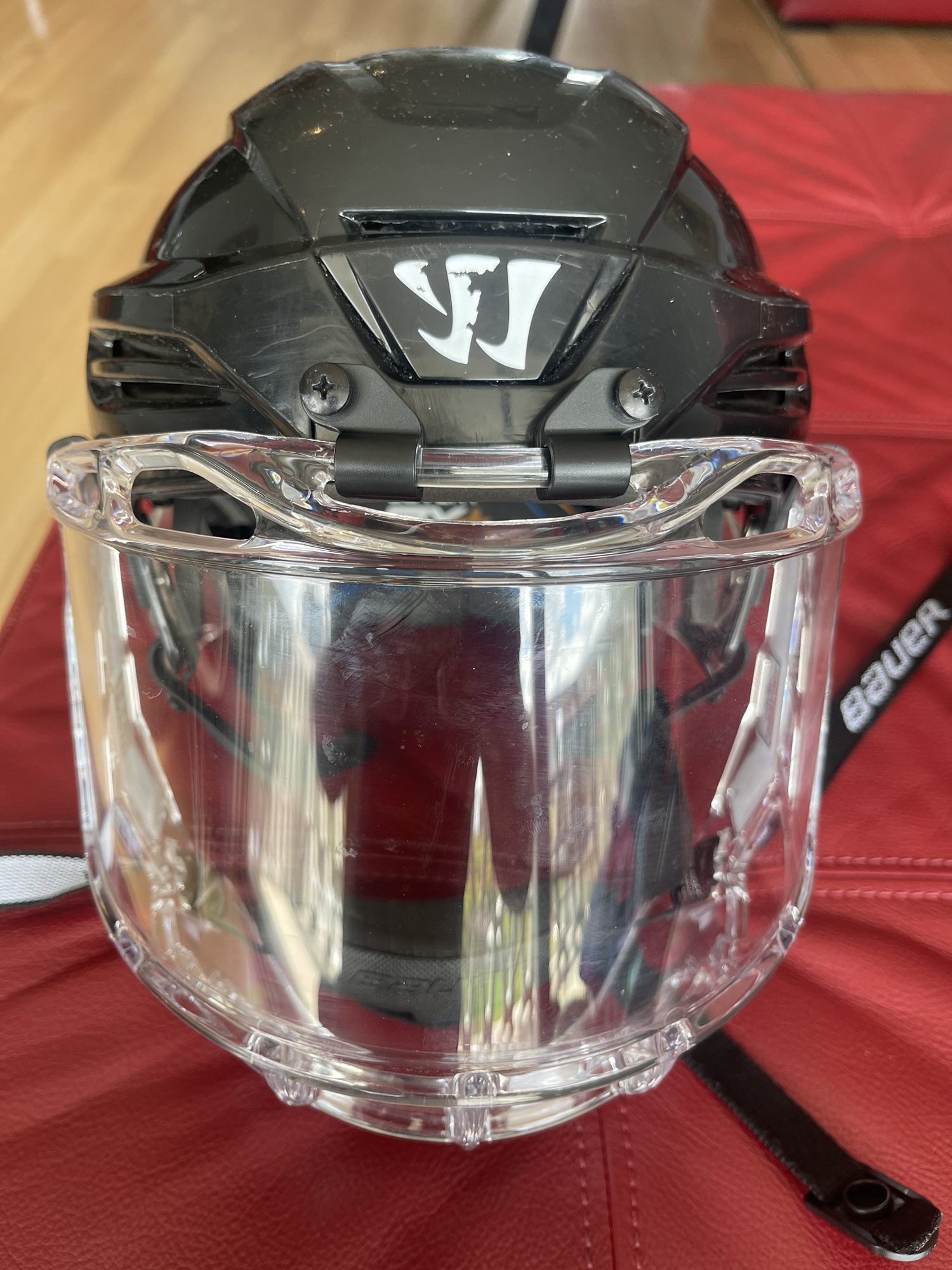 Warrior Covert PX + with New Bauer Concept 3 cage/visor SidelineSwap
