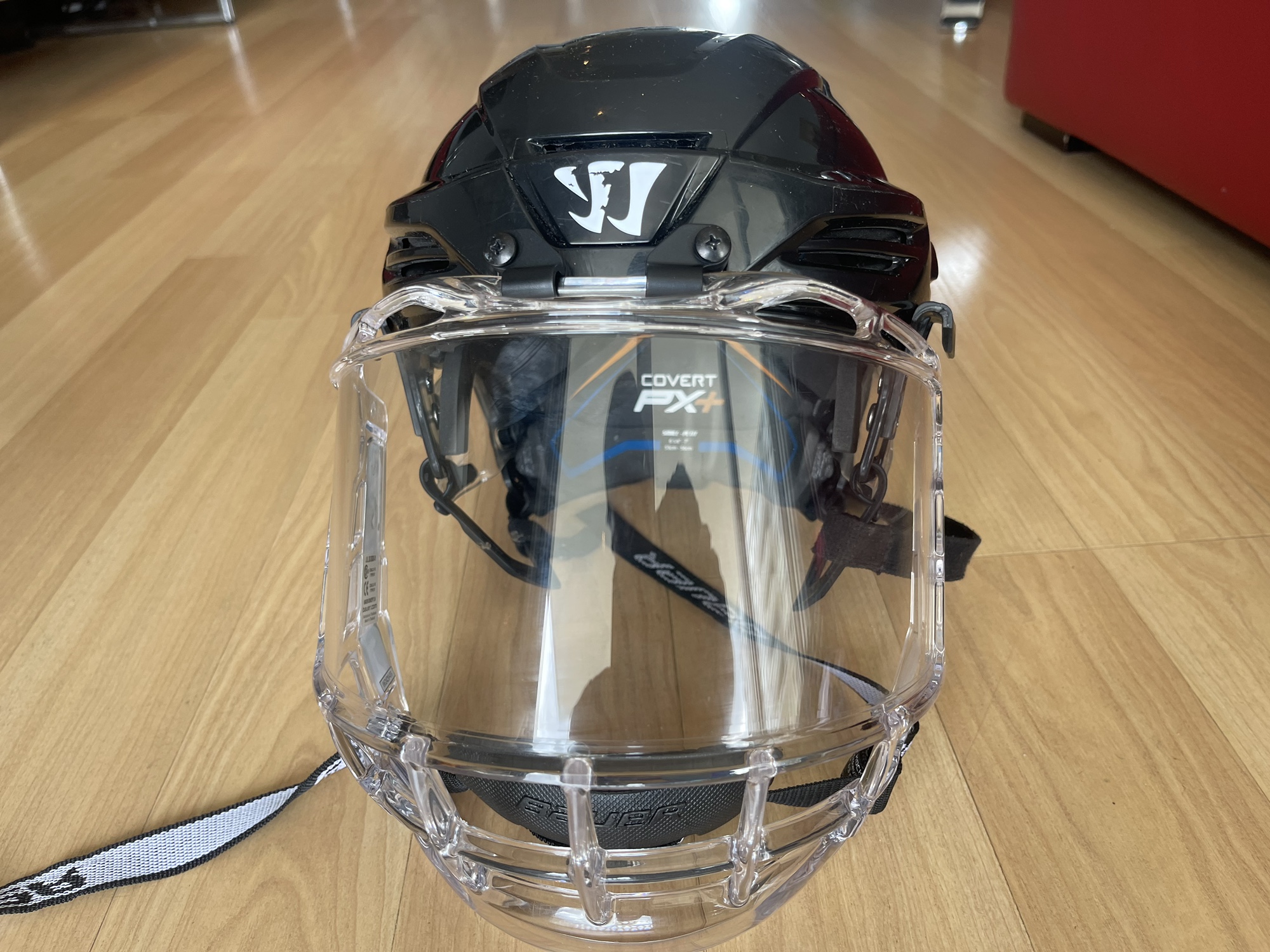 Warrior Covert PX + with New Bauer Concept 3 cage/visor SidelineSwap
