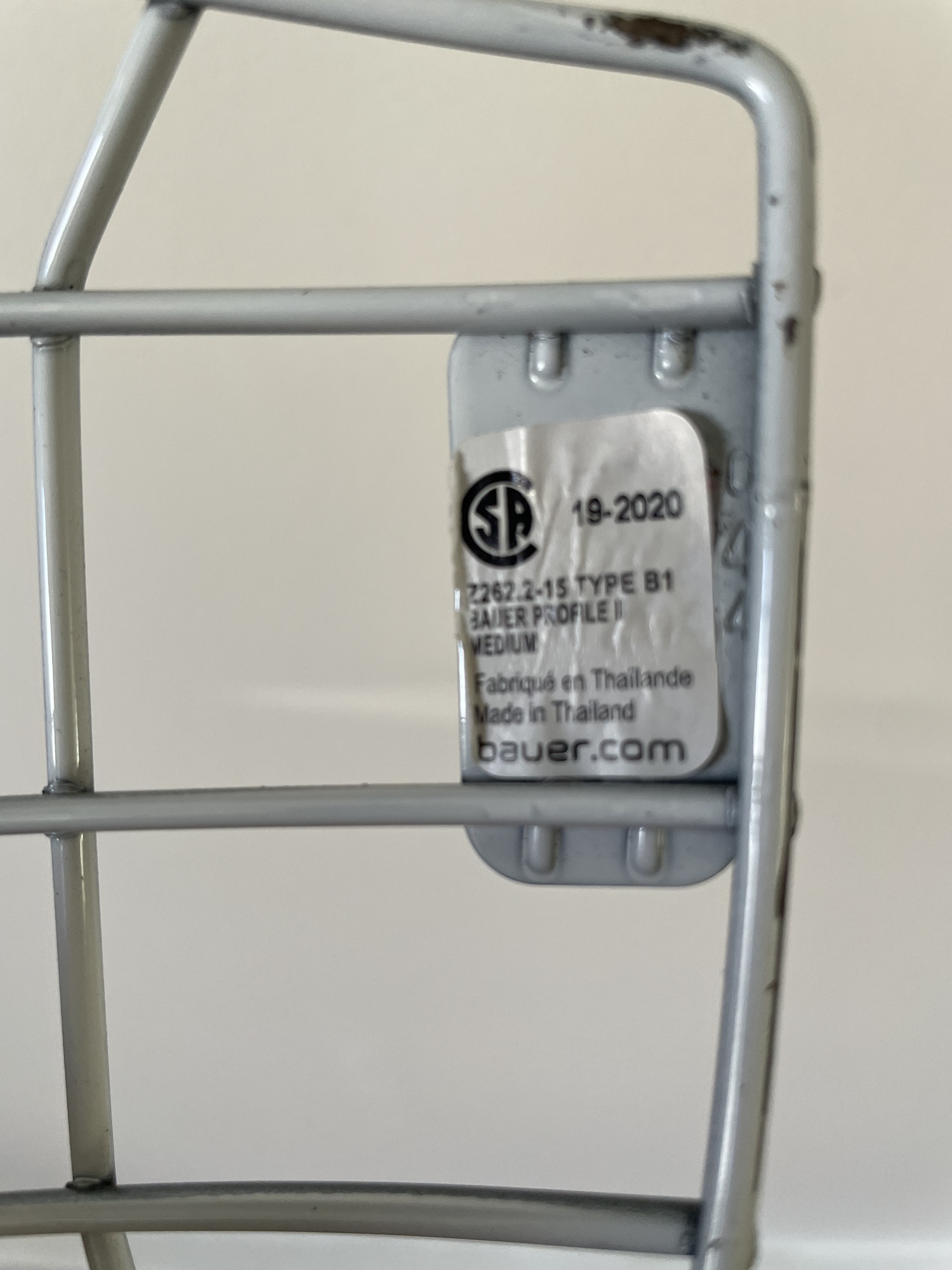 Bauer Profile II I2 Hockey Helmet Cage Medium Oreo Cage SidelineSwap