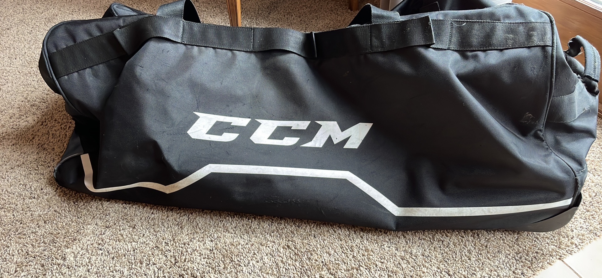 CCM Hockey Pro Wheel Goalie Bag 44", Black SidelineSwap