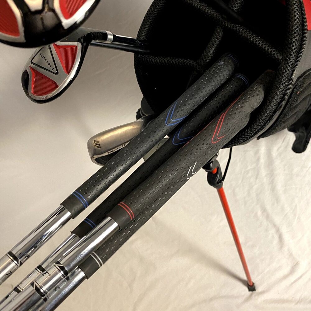 Top Flite Mens Right Handed Golf Club Complete Set With Added Driver