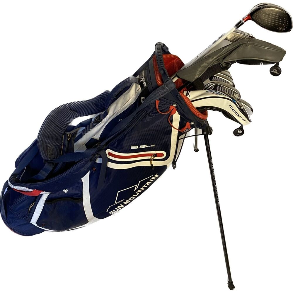 King Cobra F7 One Length Golf Club Set with Sun Mountain Stand Bag