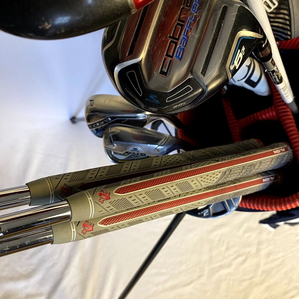 King Cobra F7 One Length Golf Club Set with Sun Mountain Stand Bag