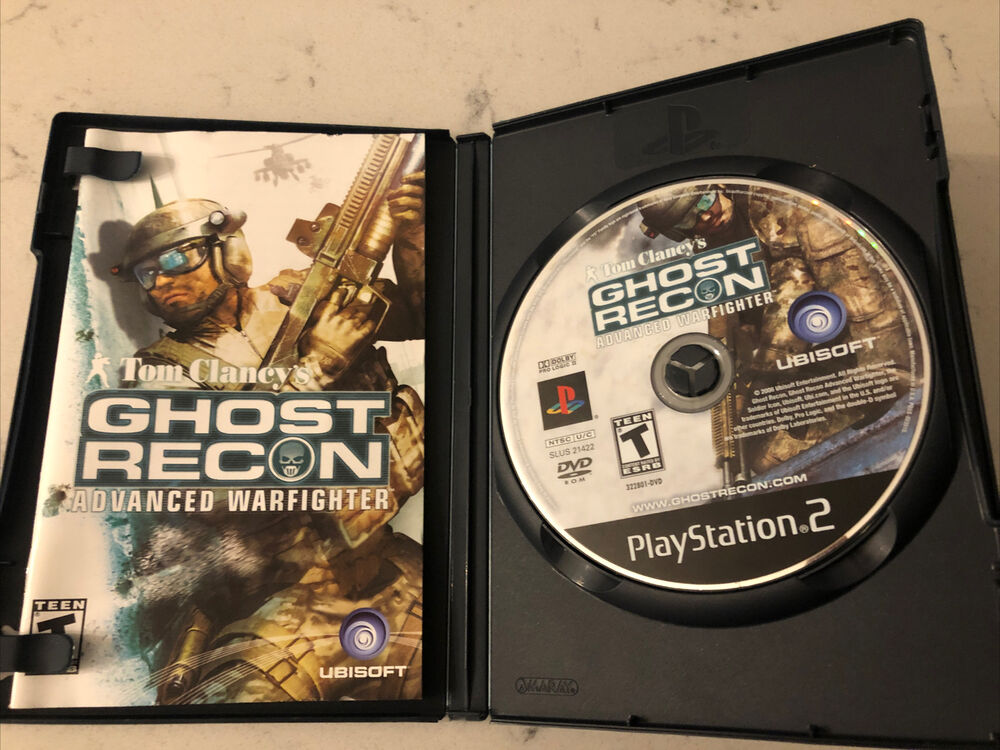 Tom Clancy's Ghost Recon Advanced Warfighter Playstation 2 PS2 Complete ...