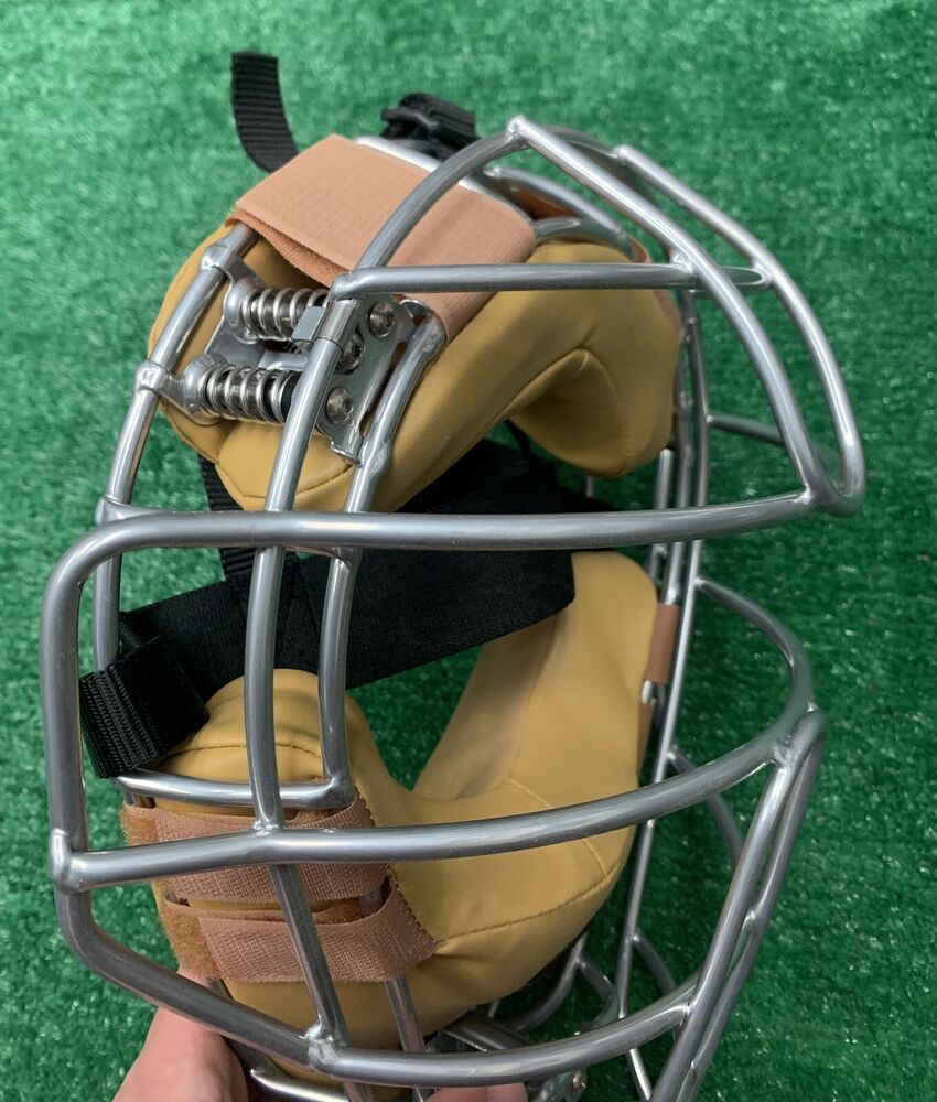 Force3 Baseball Catchers Traditional Facemask & Helmet Force 3 Tan