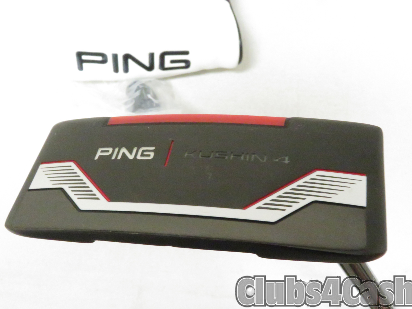PING 2021 Kushin 4 Putter Black Dot Adjustable Length +Cover & Tool