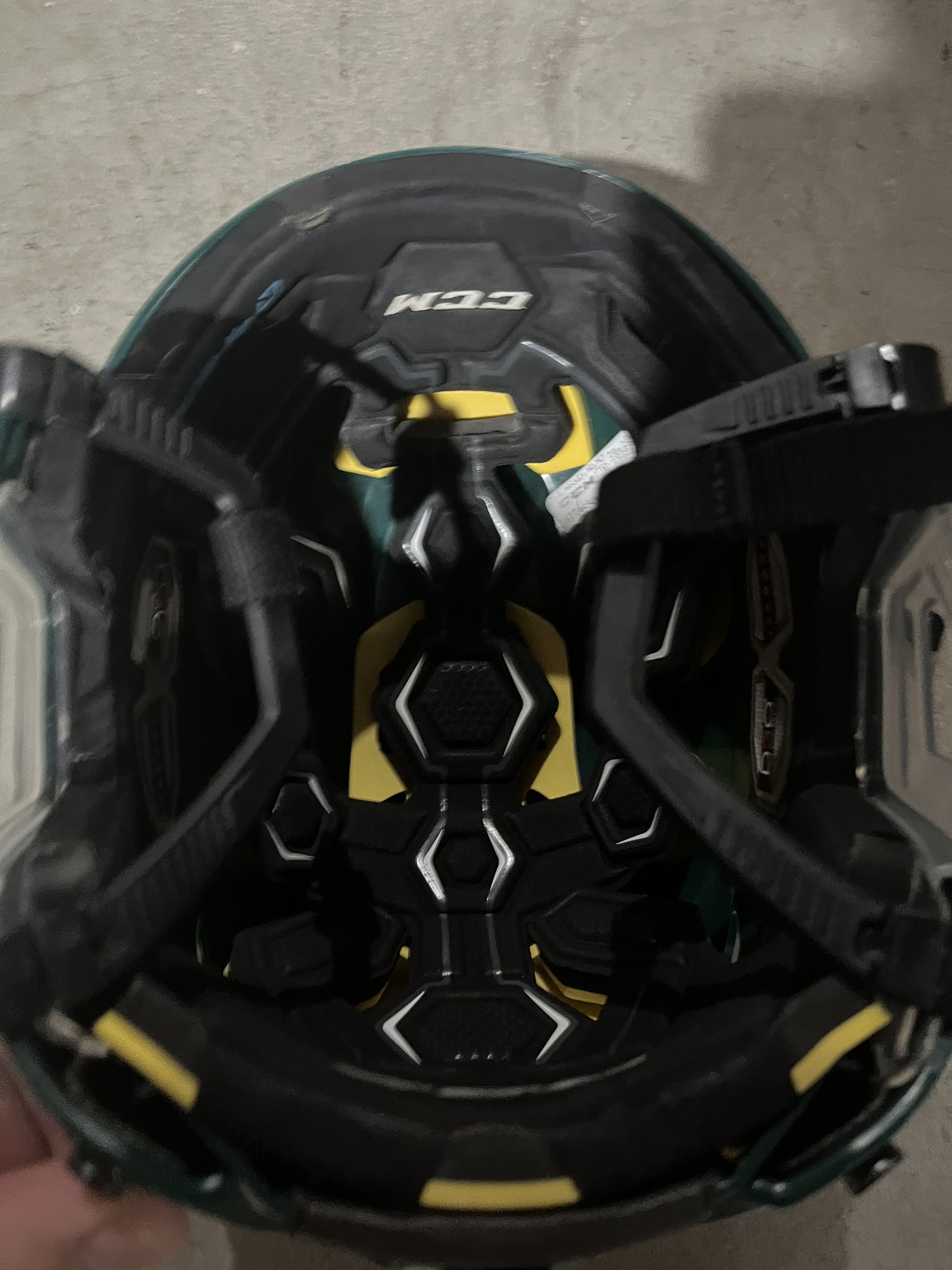 Used Medium CCM Pro Stock Tacks 310 Helmet SidelineSwap