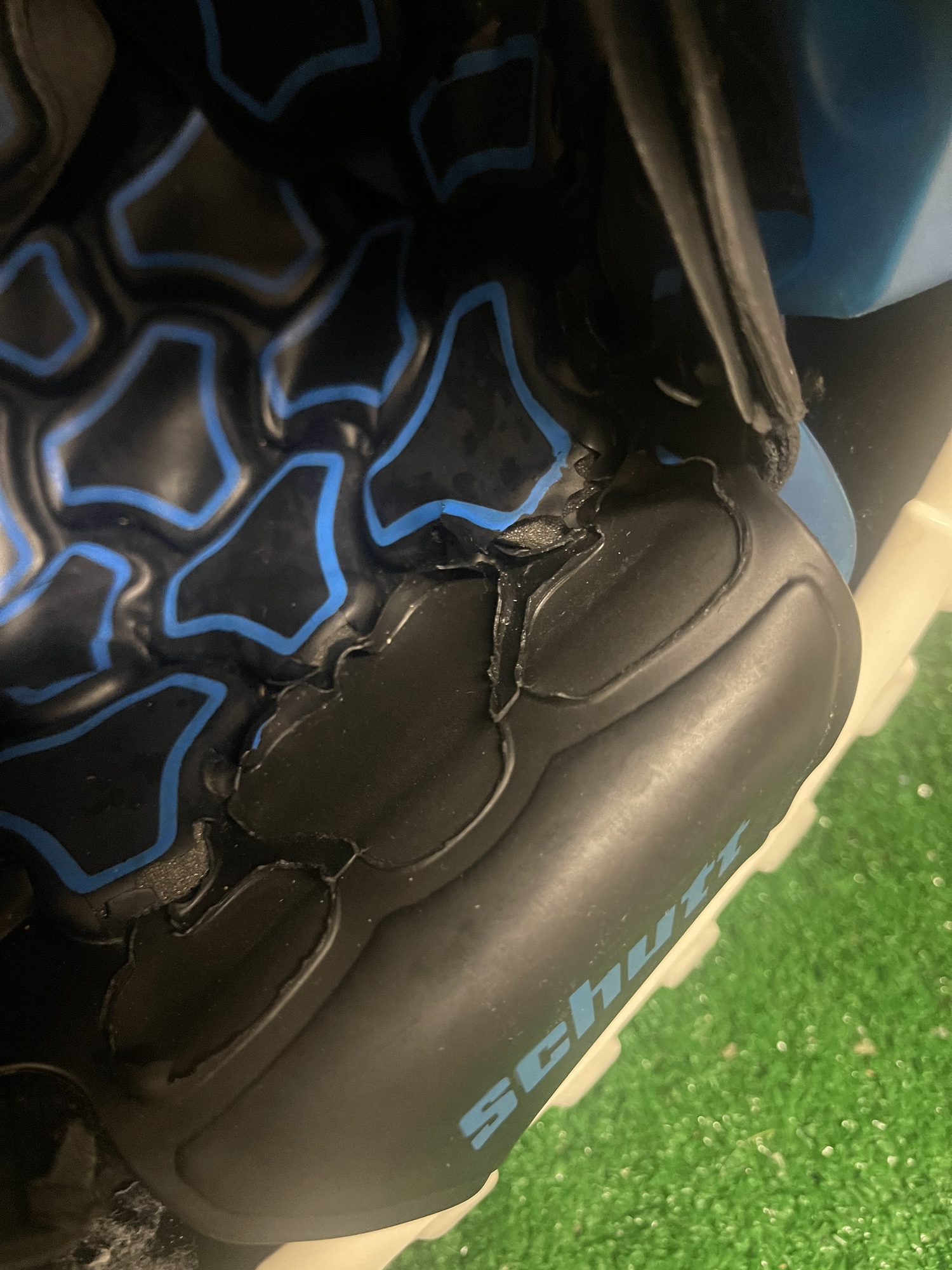 Adult Large Schutt F7 VTD Football Helmet Navy Blue SidelineSwap