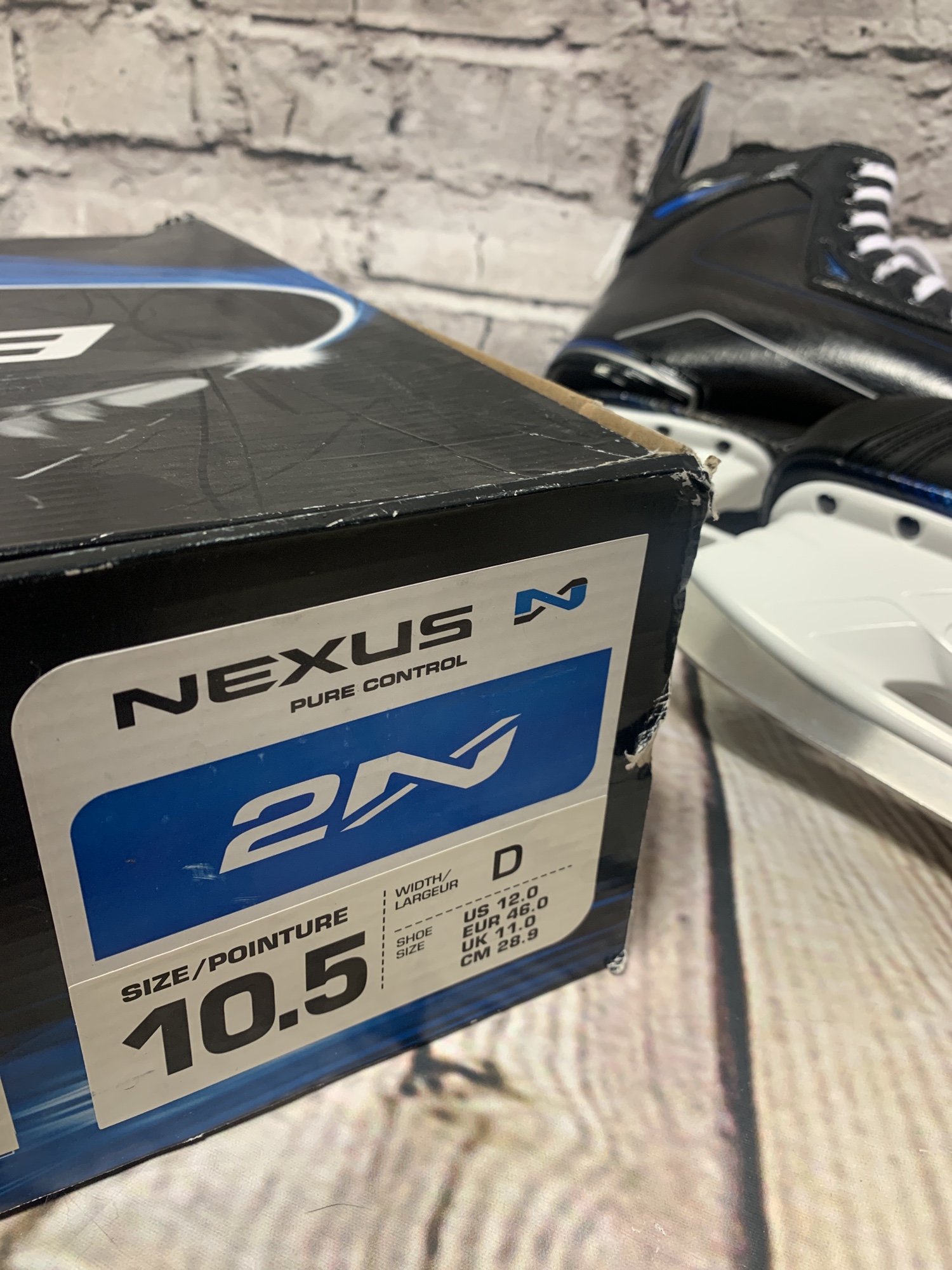 New Bauer Size 10.5D Nexus 2N Hockey Skates *FREE SHIPPING* SidelineSwap