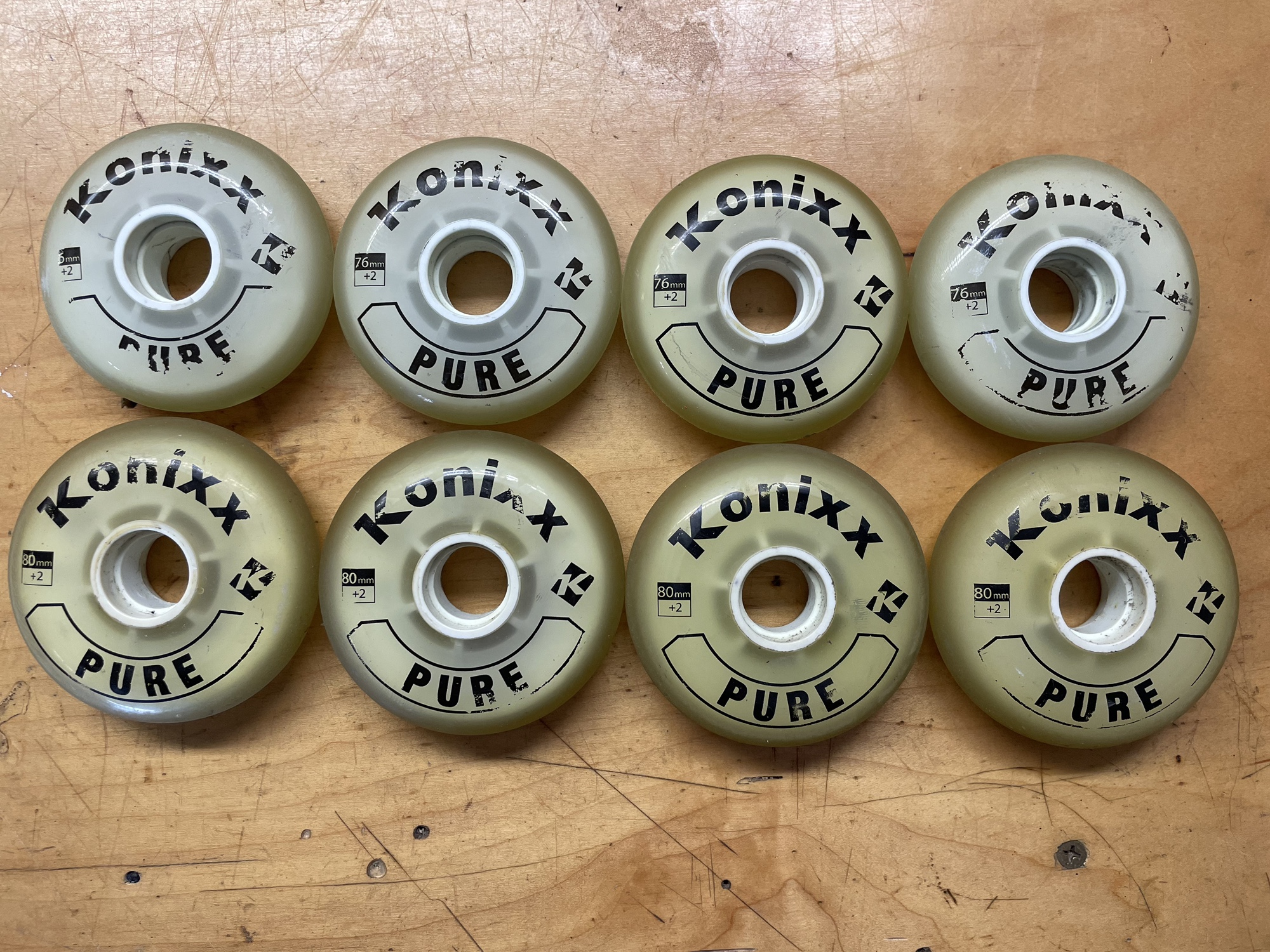 Konixx Pure Roller Hockey Wheels 76/80 +2 SidelineSwap