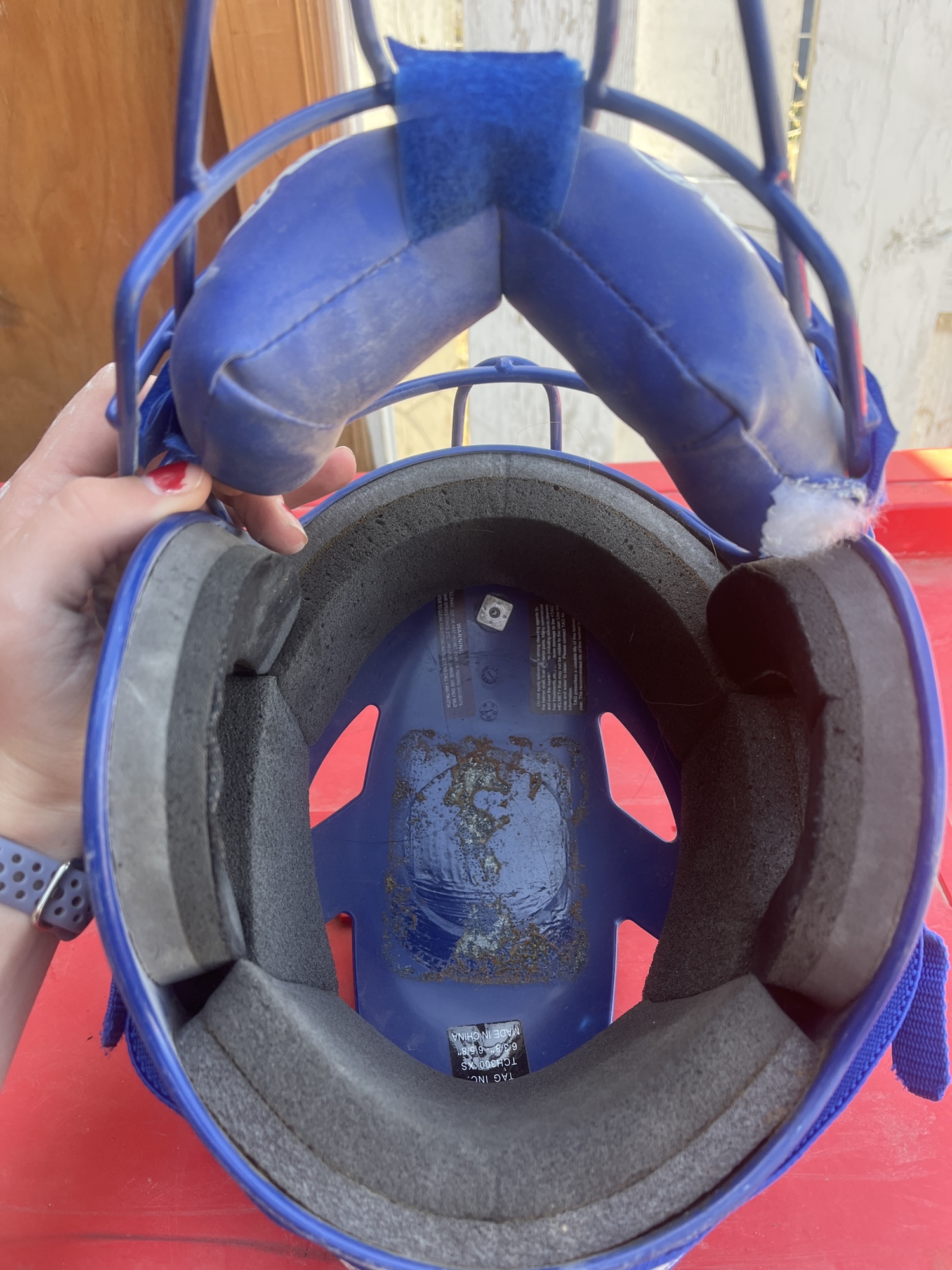 Used TAG Catchers Helmet SidelineSwap