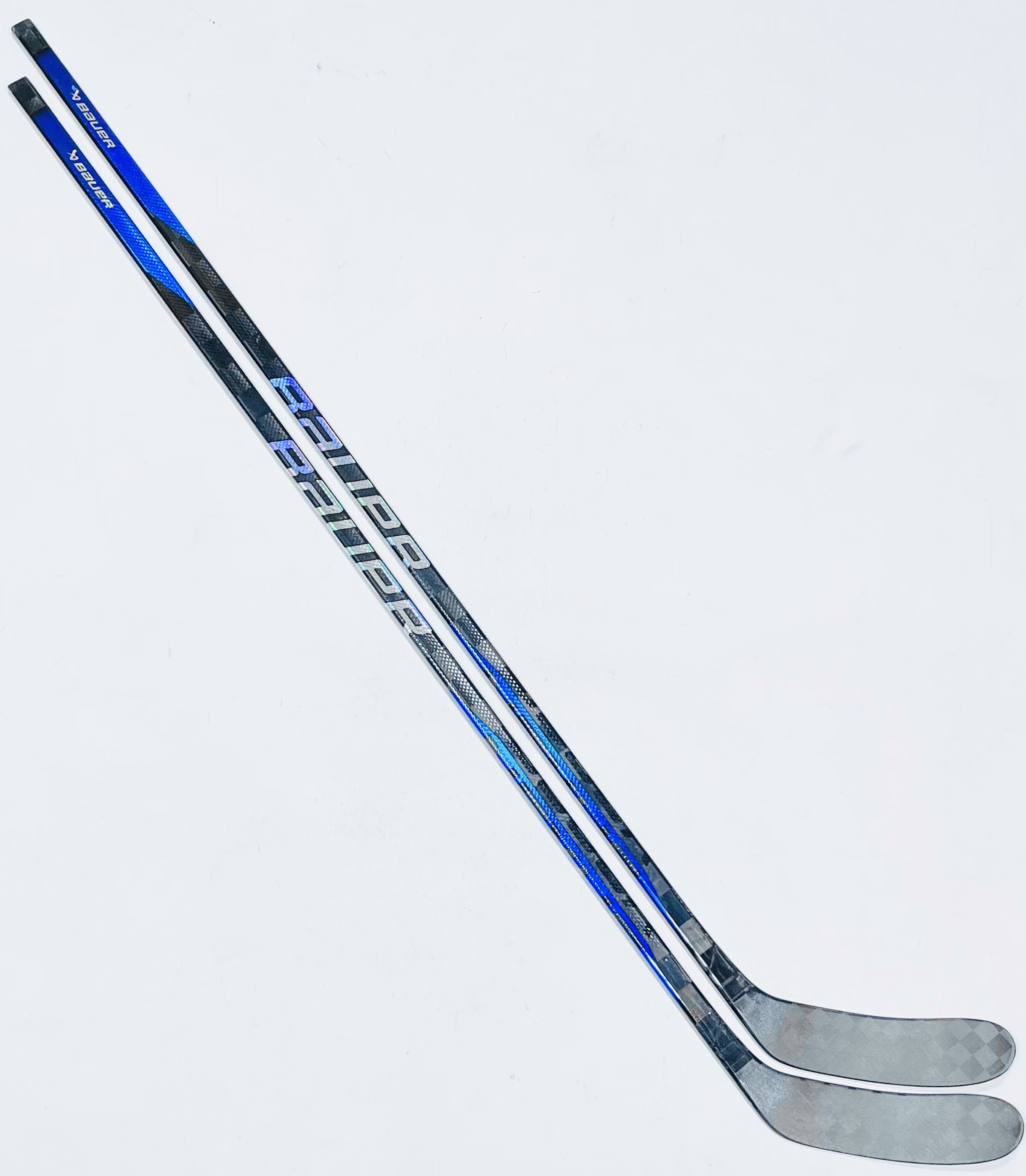 New 2 Pack Custom Blue Bauer Nexus SYNC Hockey StickLH87 FlexP28M