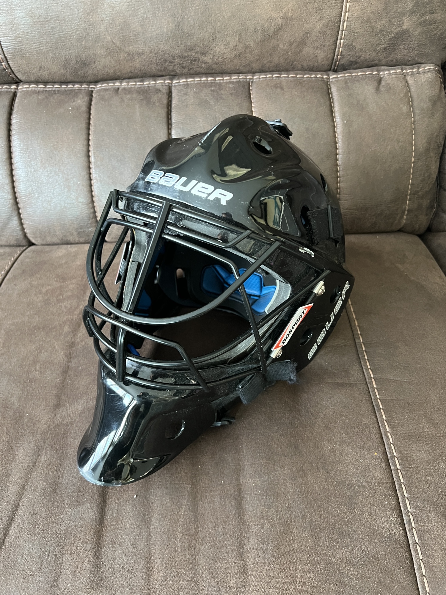 Bauer NME8 Sr Goalie Mask Fit 2 SidelineSwap