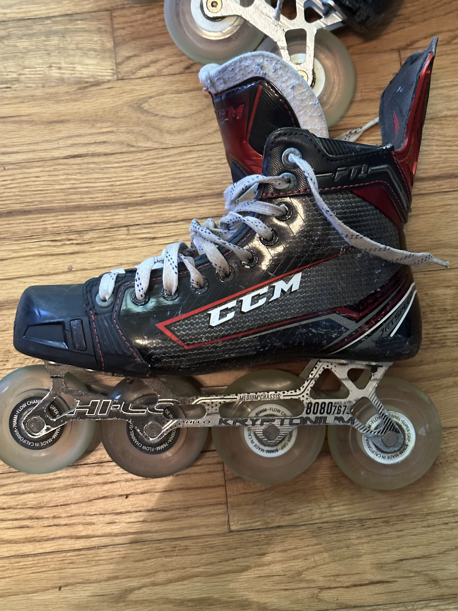CCM JetSpeed FT1 Converted Inline Skates SidelineSwap