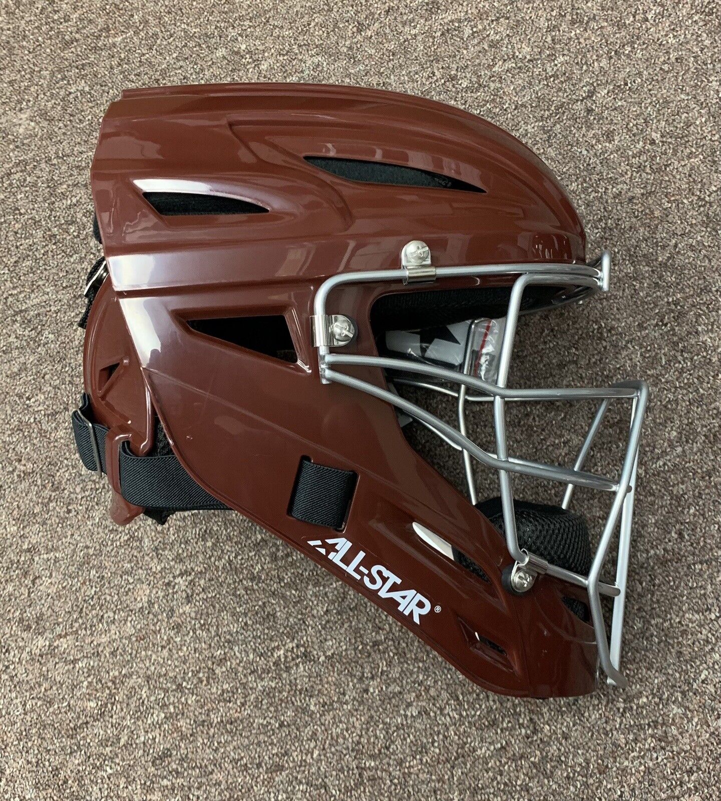 All Star System 7 Adult 16+ Catchers Gear Set NOCSAE CKCCPRO1 Maroon