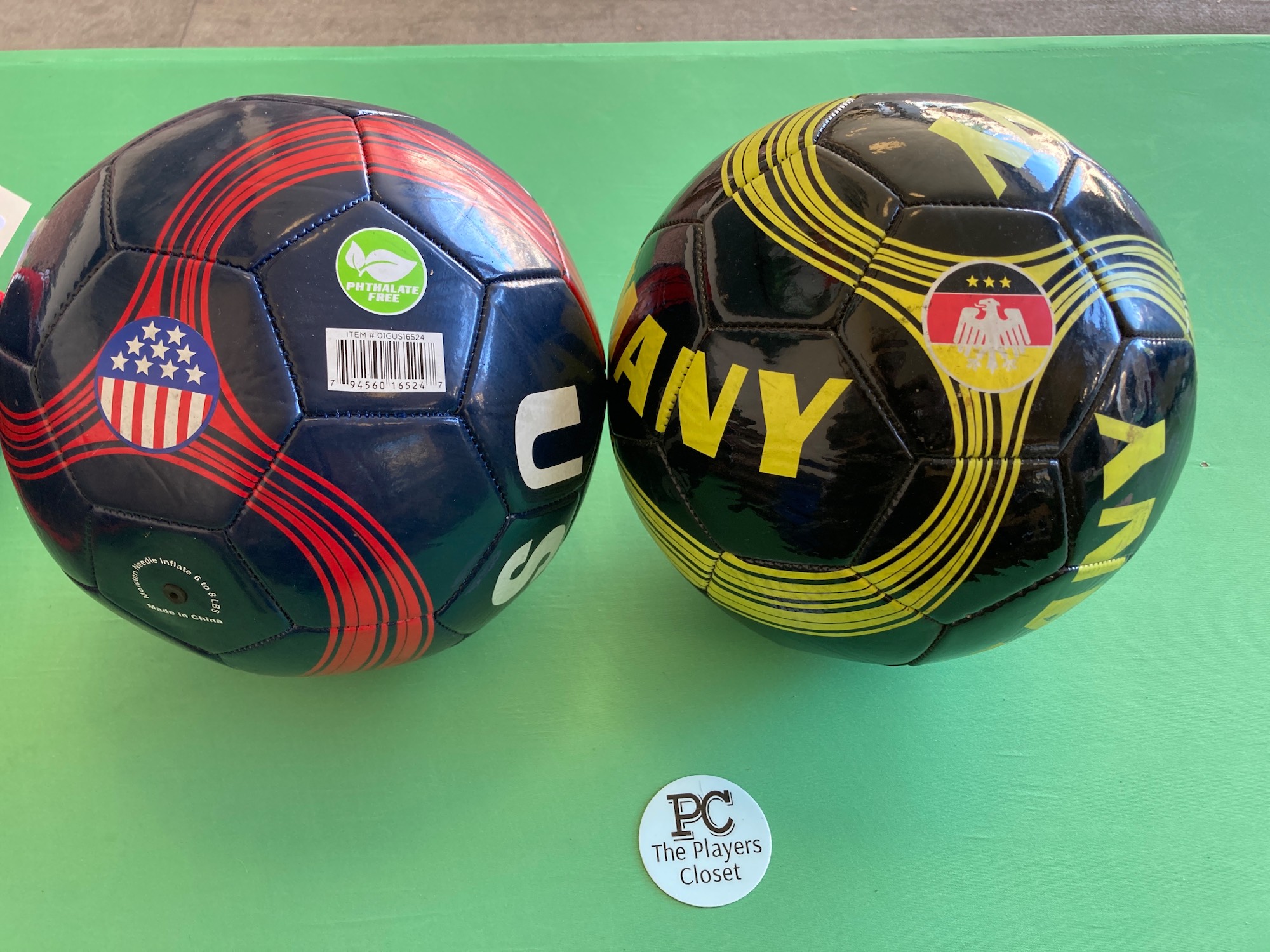 USA and Germany Soccer Balls SidelineSwap