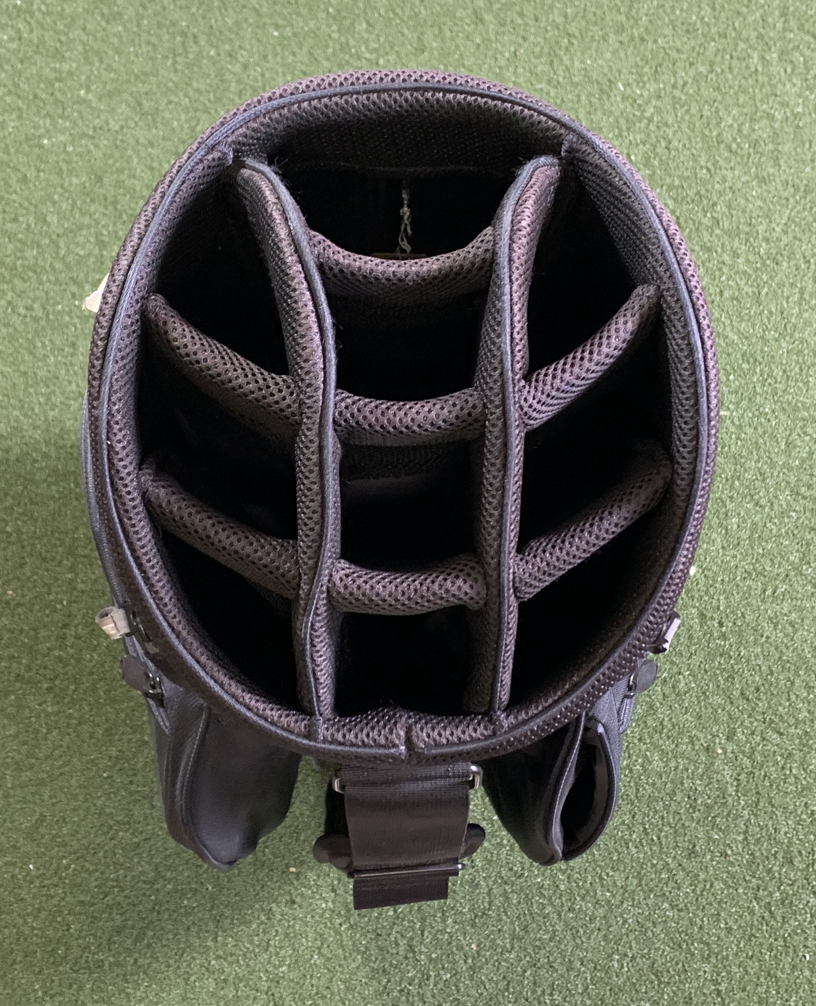 BagBoy Cart Bag Black 10Way Divide Single Strap Golf Bag SidelineSwap