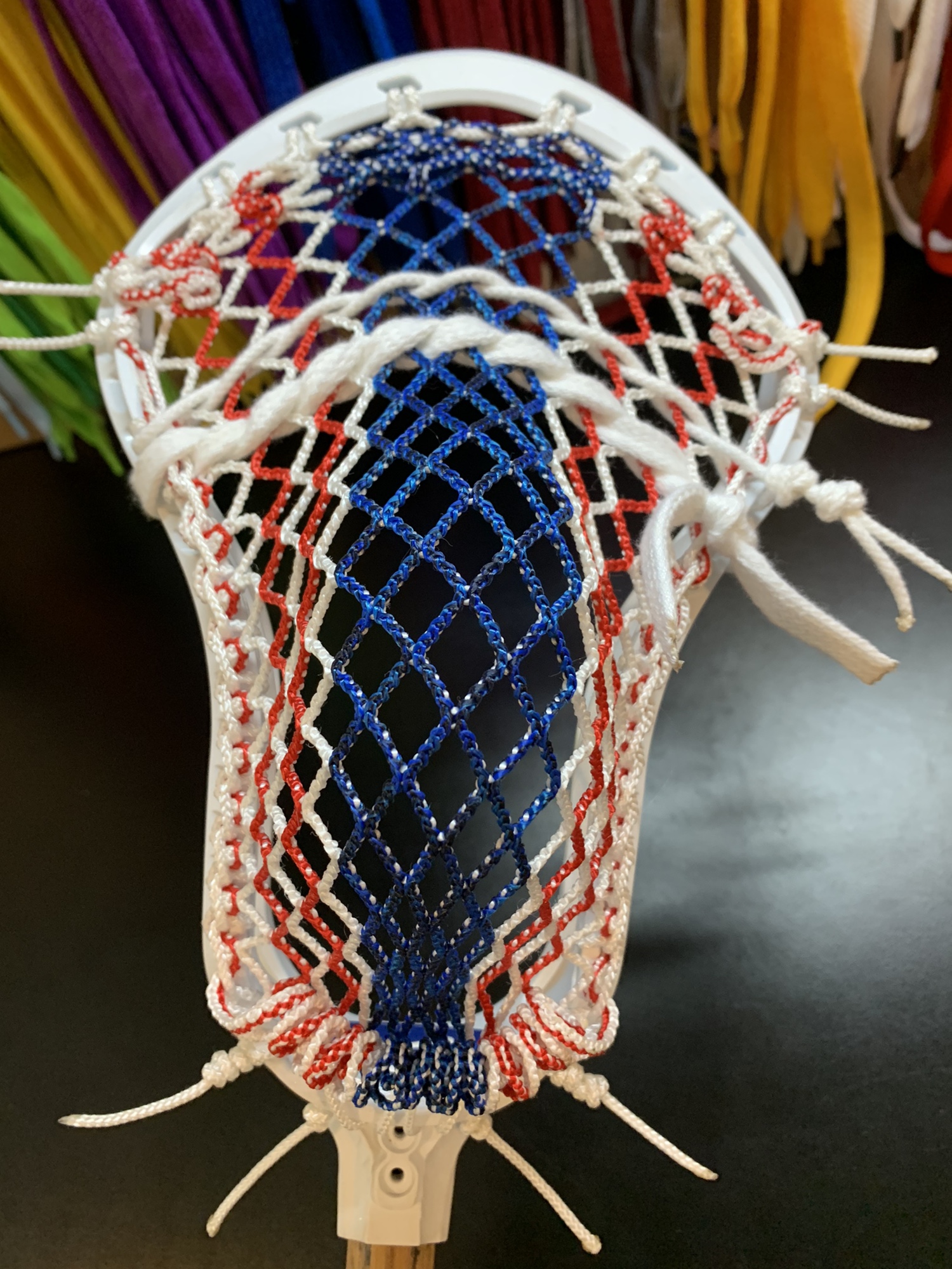 USA Nike L3 Lacrosse Head Professionally strung w/ The Mesh Dynasty