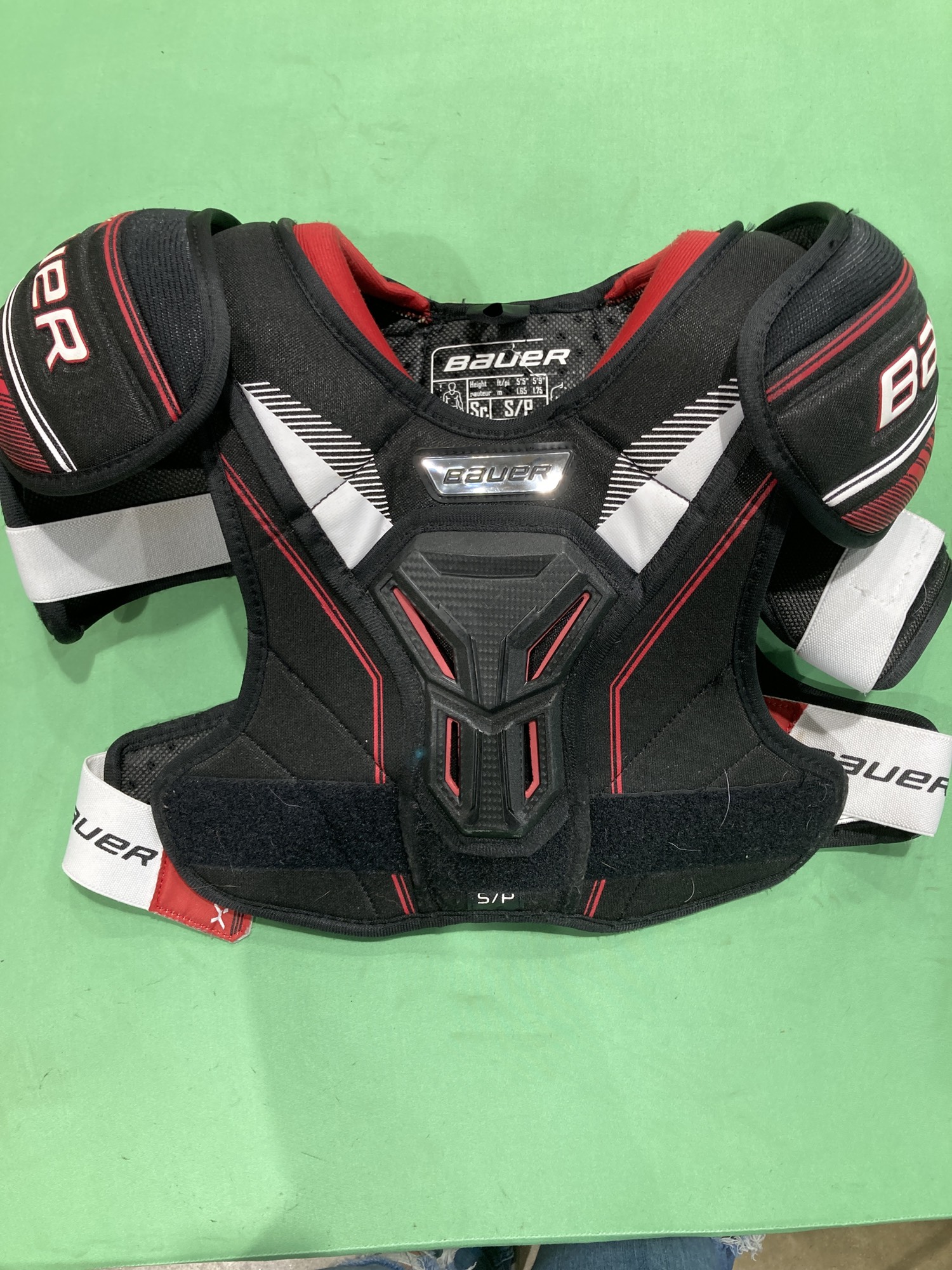 Used Senior Small Bauer NSX Shoulder Pads SidelineSwap