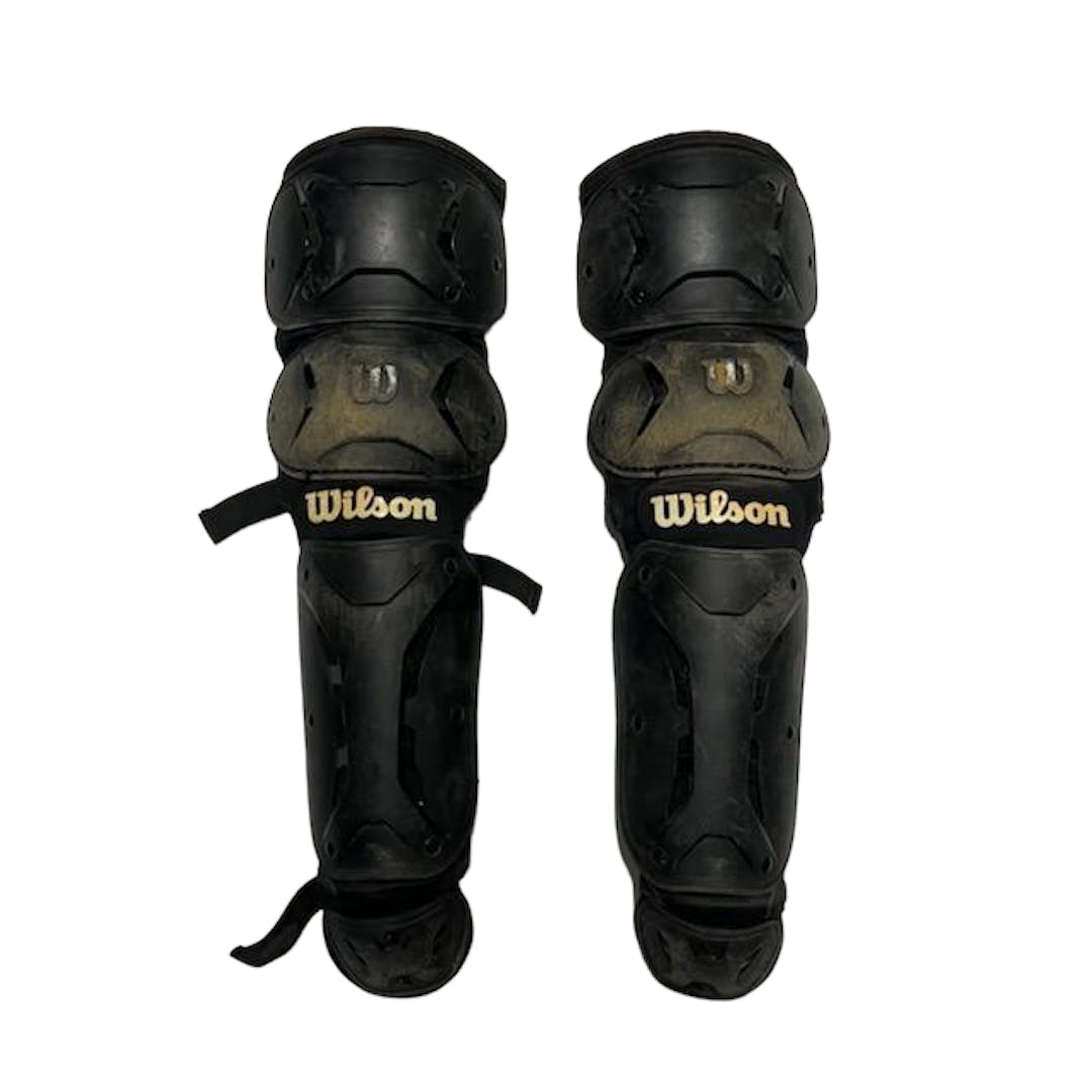 Used Wilson Ez Gear Youth Catchers Shin Guards SidelineSwap