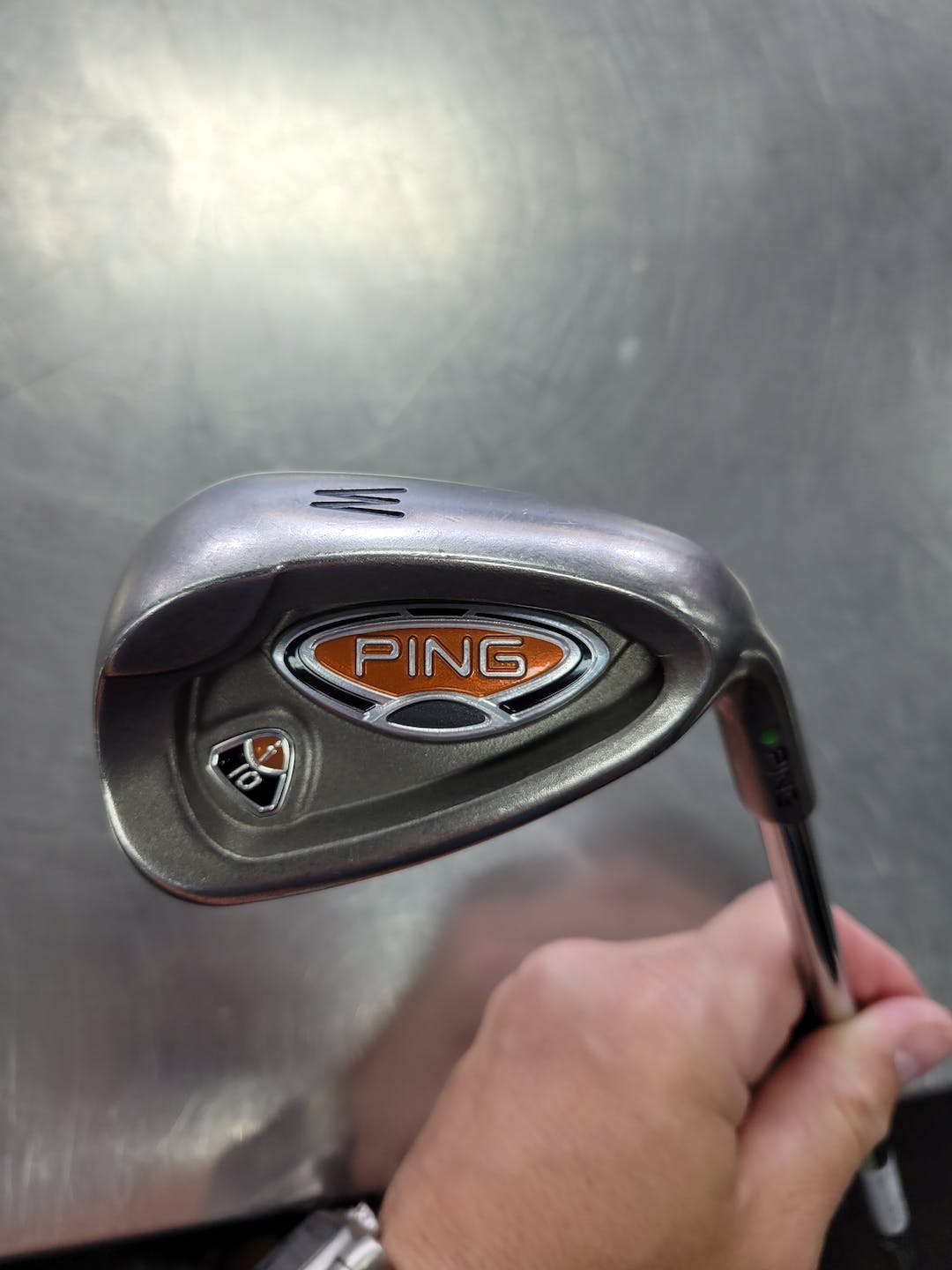 Used Ping I10 Green Dot Pitching Wedge Regular Flex Steel Shaft Wedges