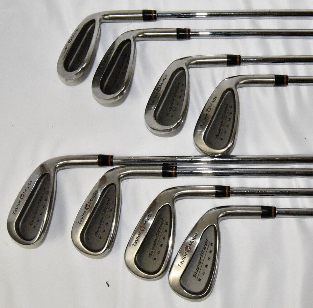 TAYLORMADE BURNER IRONS SET 8 IRONS SHAFT 37 1/4 IN FLEX S RIGHT HANDED