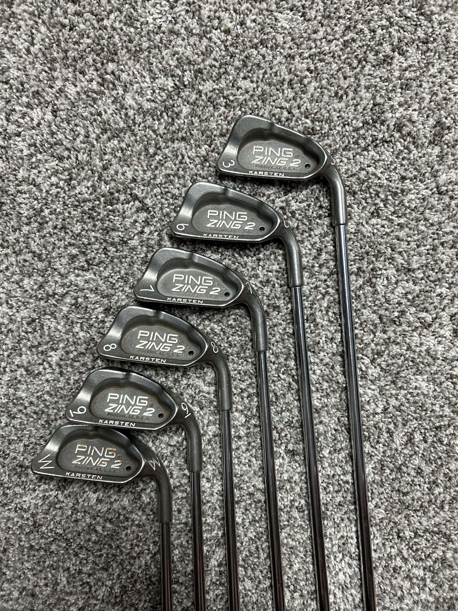 Used Ping Zing 2 + Eye 2 Golf Clubs + Bag (Full Set) SidelineSwap