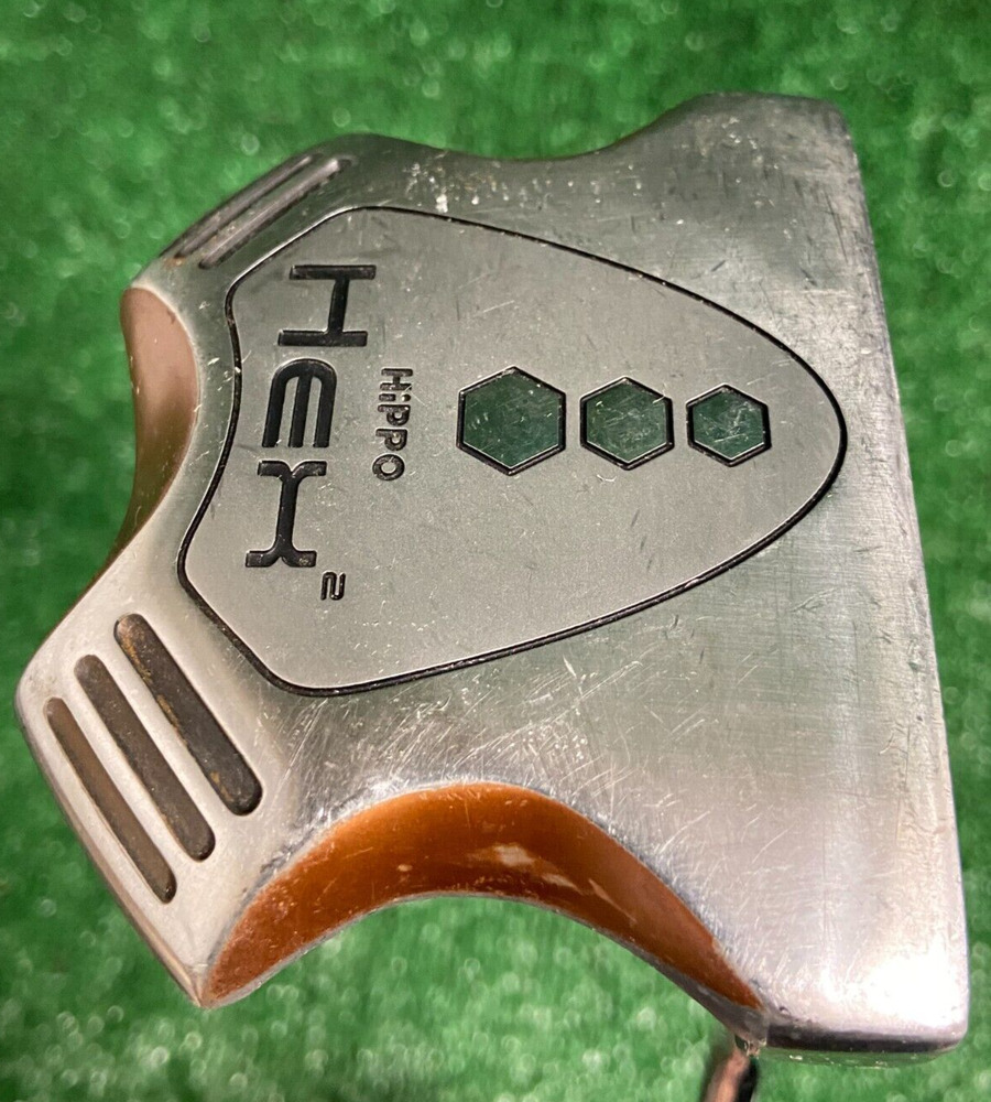 Hippo HEX 2 Face Balanced Mallet Putter RH Steel 34.5" New Grip Nice