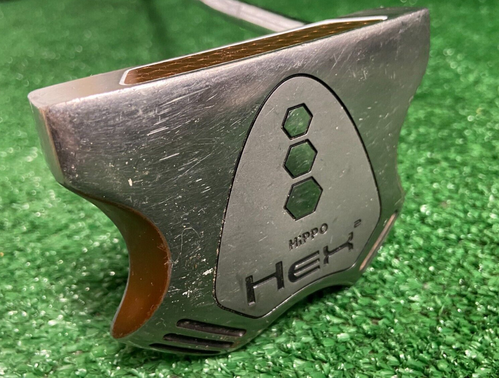 Hippo HEX 2 Face Balanced Mallet Putter RH Steel 34.5" New Grip Nice