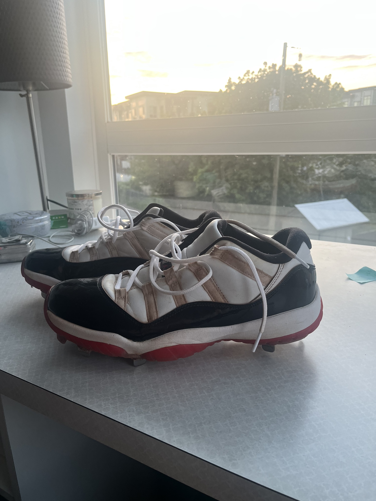 jordan wearing 11 lows