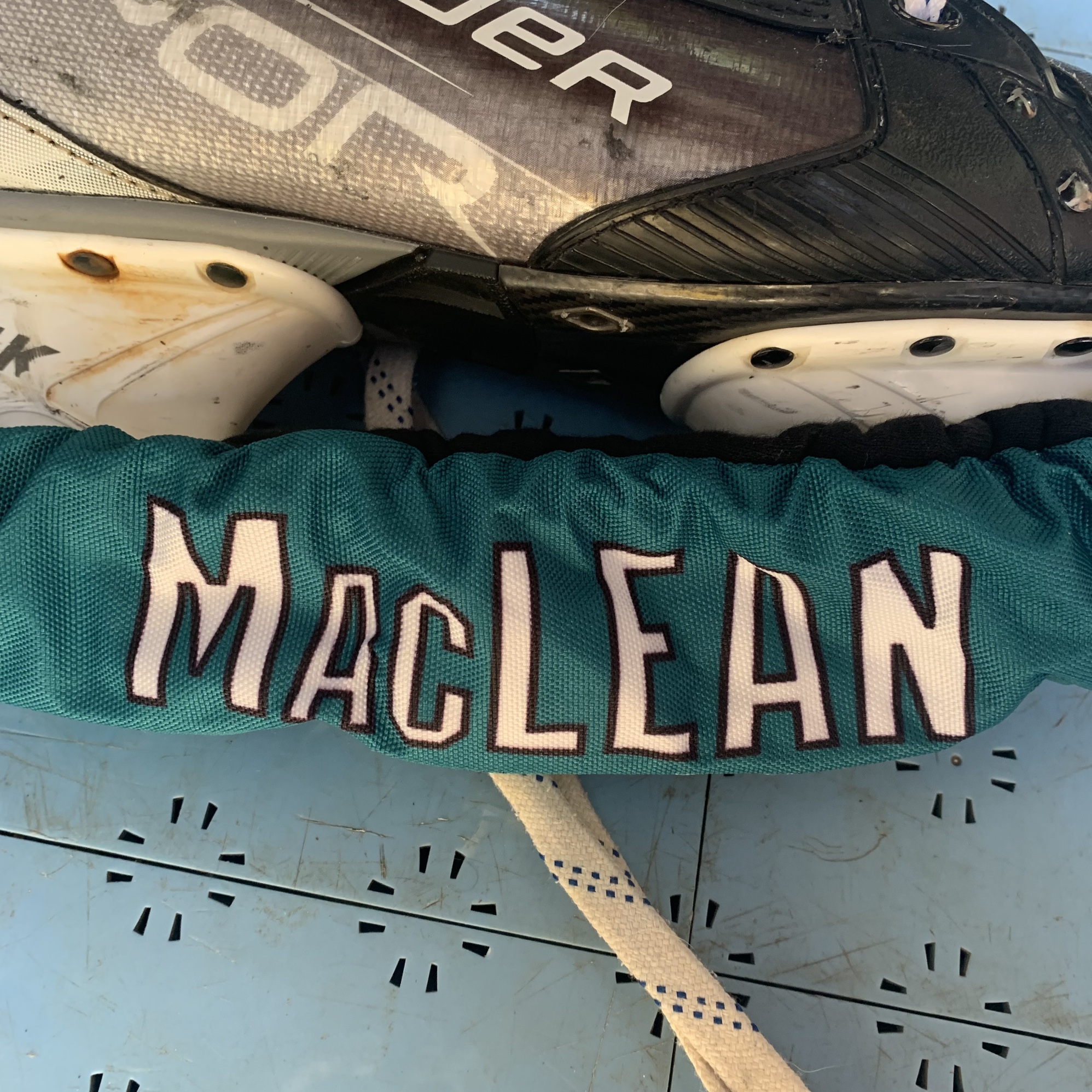 Pro Stock San Jose Sharks Junkyard Athletic Skate Soakers PLEASE READ