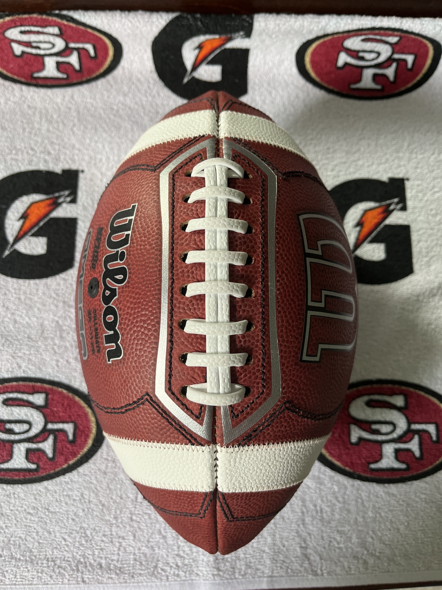 New Wilson Omega Leather Football SidelineSwap