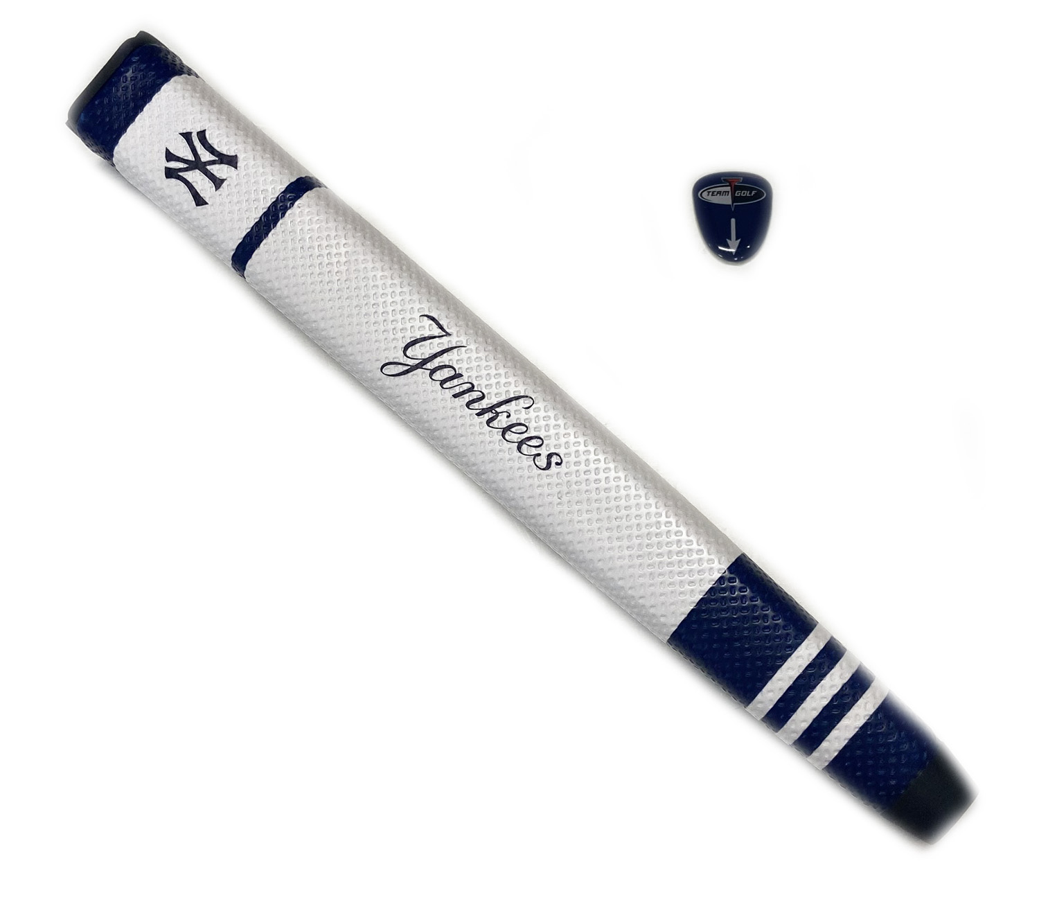 NEW Team Golf New York Yankees Navy Blue/White Jumbo Putter Grip w/Ball