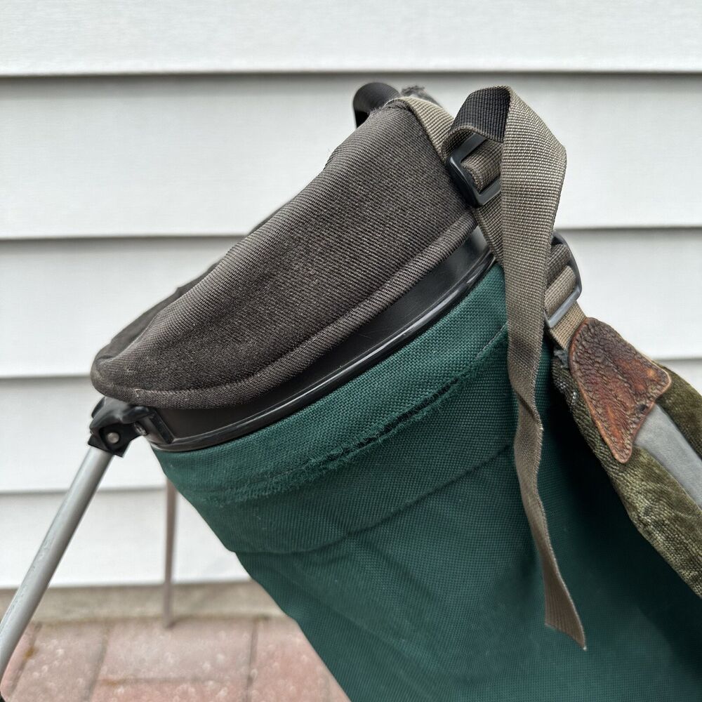 Ping Hoofer Golf Stand Bag Dual Straps 4 Way Divider Dark Green Course
