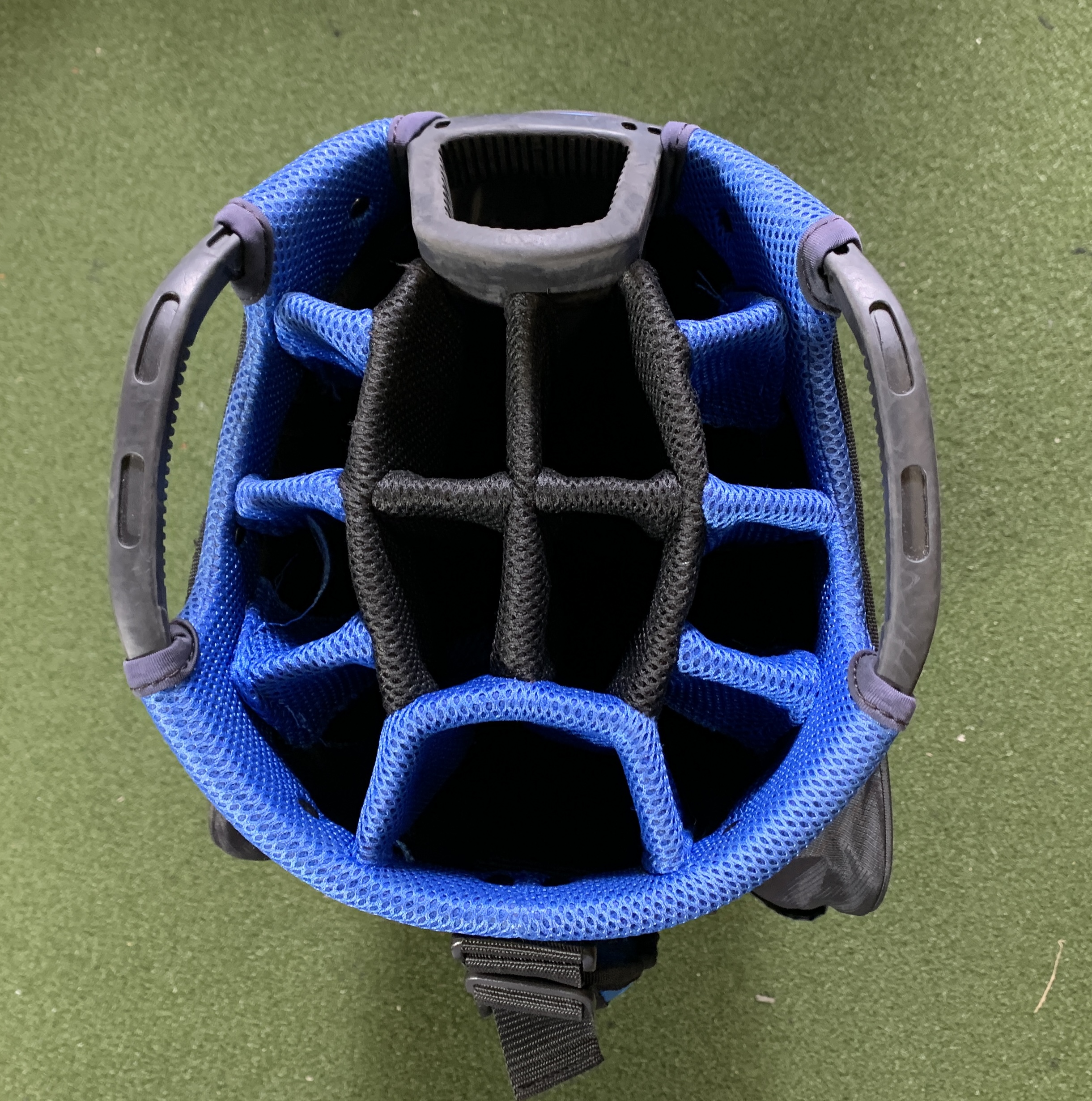 Callaway Reva Cart Bag Black Blue 14Way Divide Single Strap Golf Bag SidelineSwap