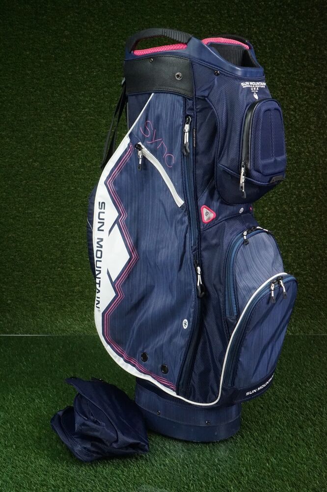 SUN MOUNTAIN SYNC 14WAY DIVIDER + PUTTER WELL GOLF CART BAG, LADIES