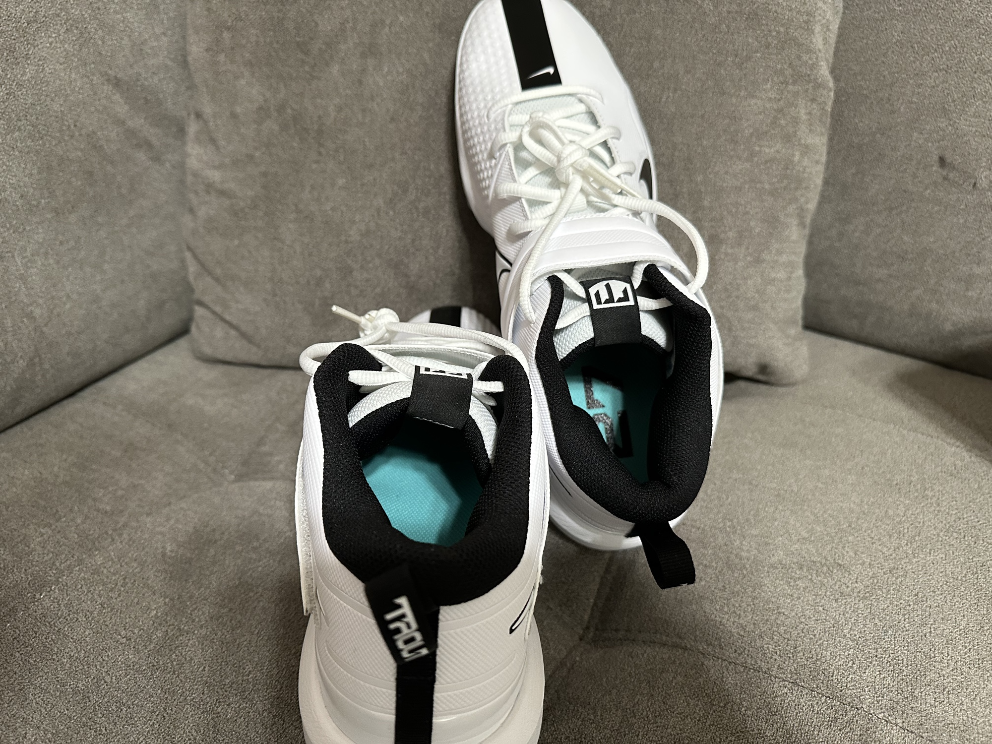 Nike Force Trout 7 Molded White Baseball Cleats Sz10 SidelineSwap