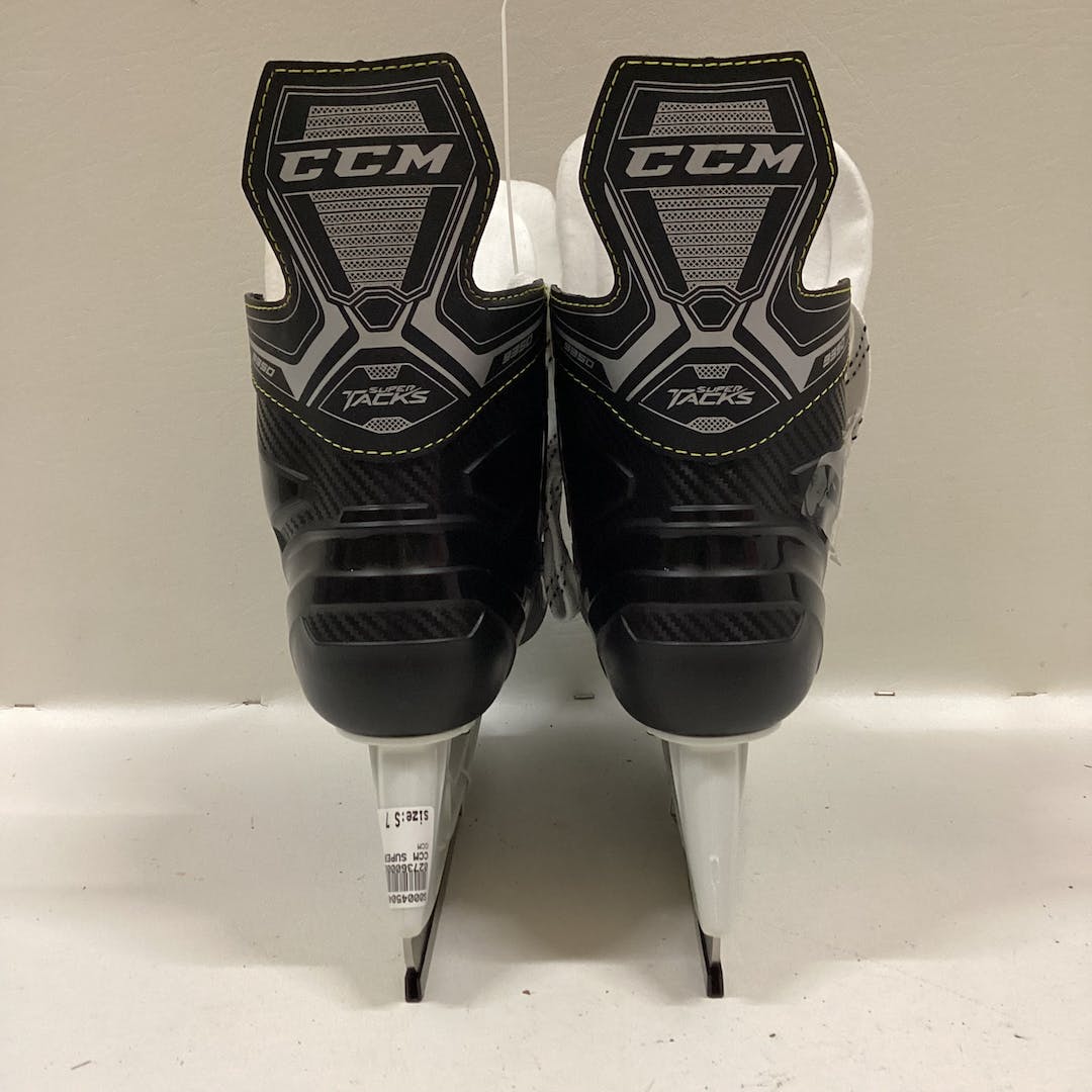 Used Ccm Super Tacks 9350 Senior 7 Ice Hockey Skates SidelineSwap