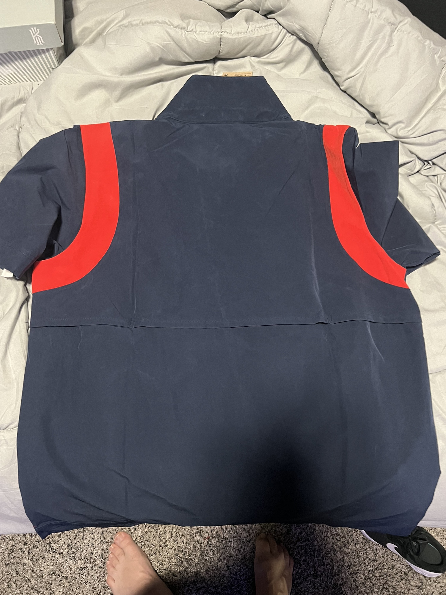 black nike warm up jacket