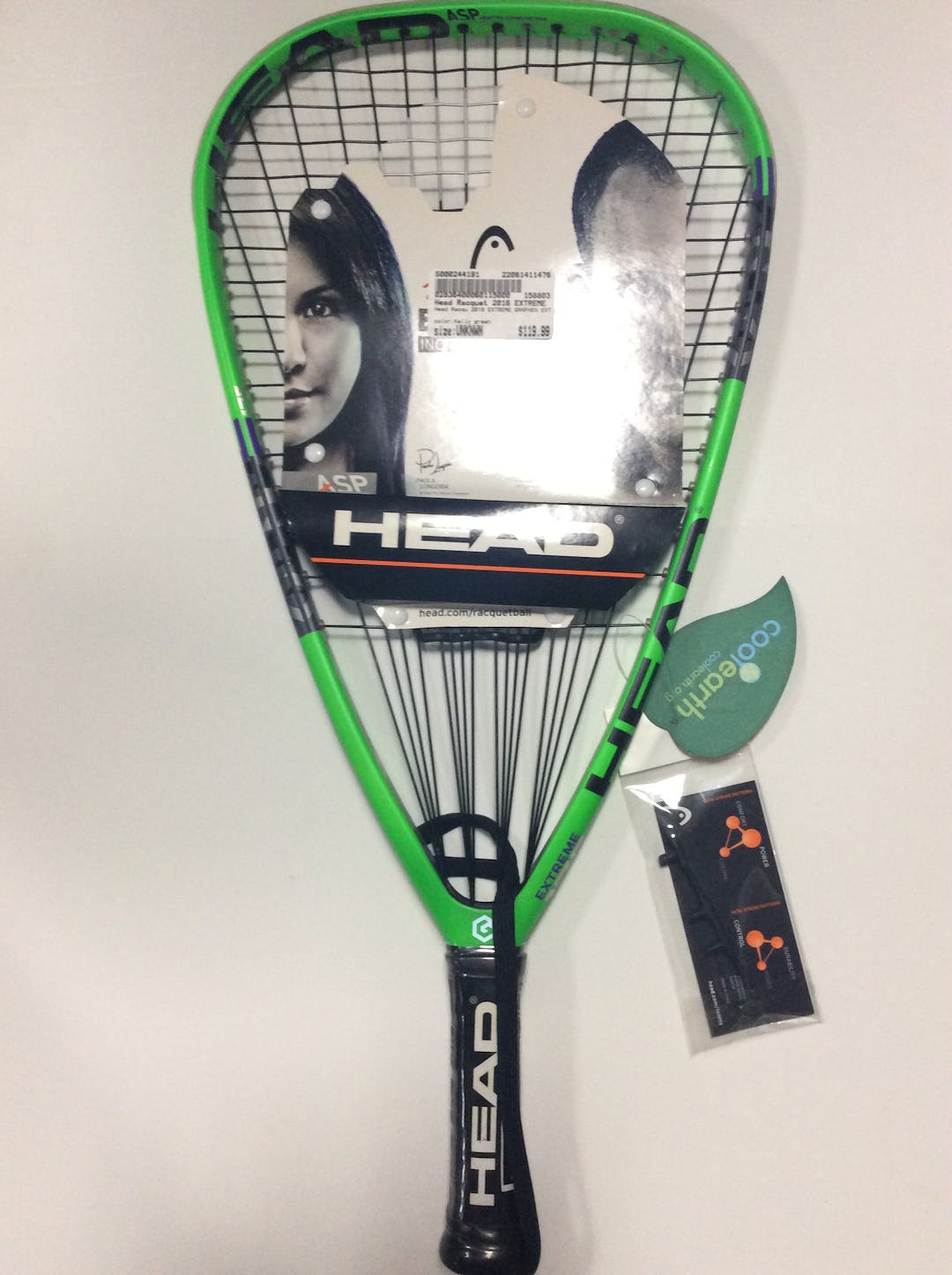 New Head Racquet 2016 Extreme Graphen Ext 3 5 8" Racquetball Racquet