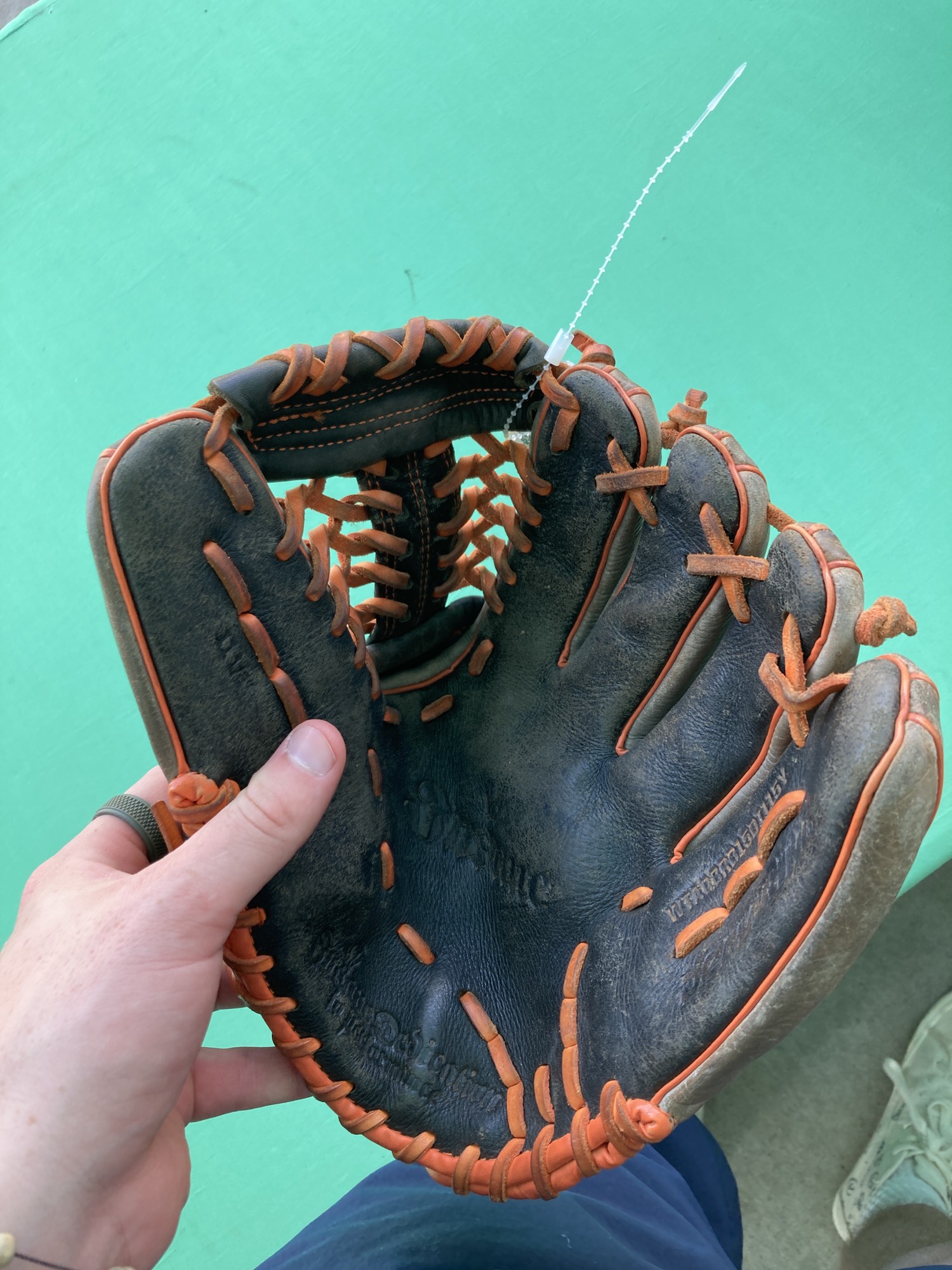 Used DeMarini Insane Right Hand Throw Infield Baseball Glove 11.5