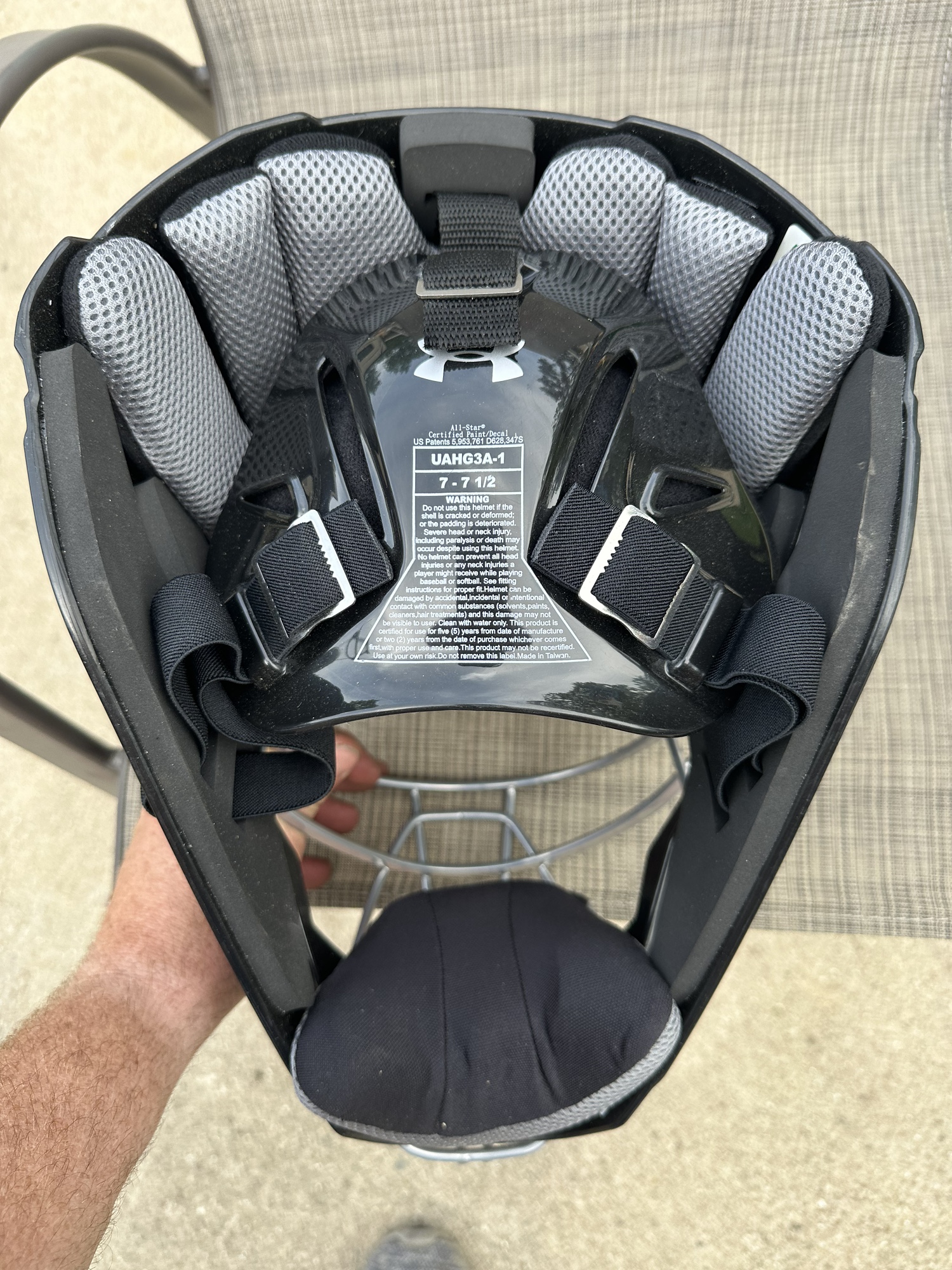 Under armor catchers mask SidelineSwap