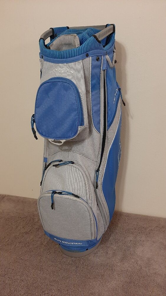 Used Sun Mountain TETON Cart Bag Gray Cobart SidelineSwap