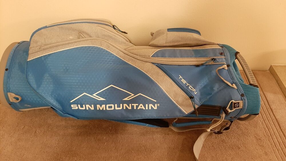 Used Sun Mountain TETON Cart Bag Gray Cobart SidelineSwap