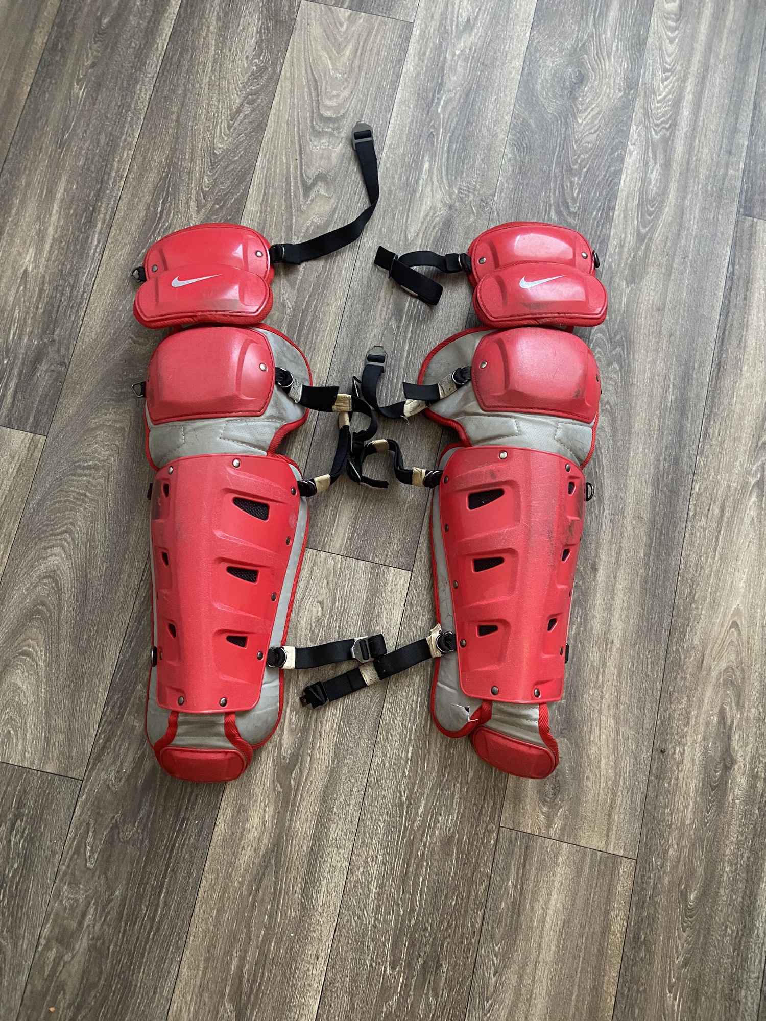 College issued red/grey Nike catchers gear SidelineSwap